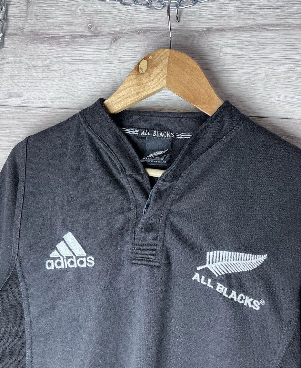 Vintage Vintage men’s soccer jersey Adidas All Black size M Size US M / EU 48-50 / 2 - 2 Thumbnail