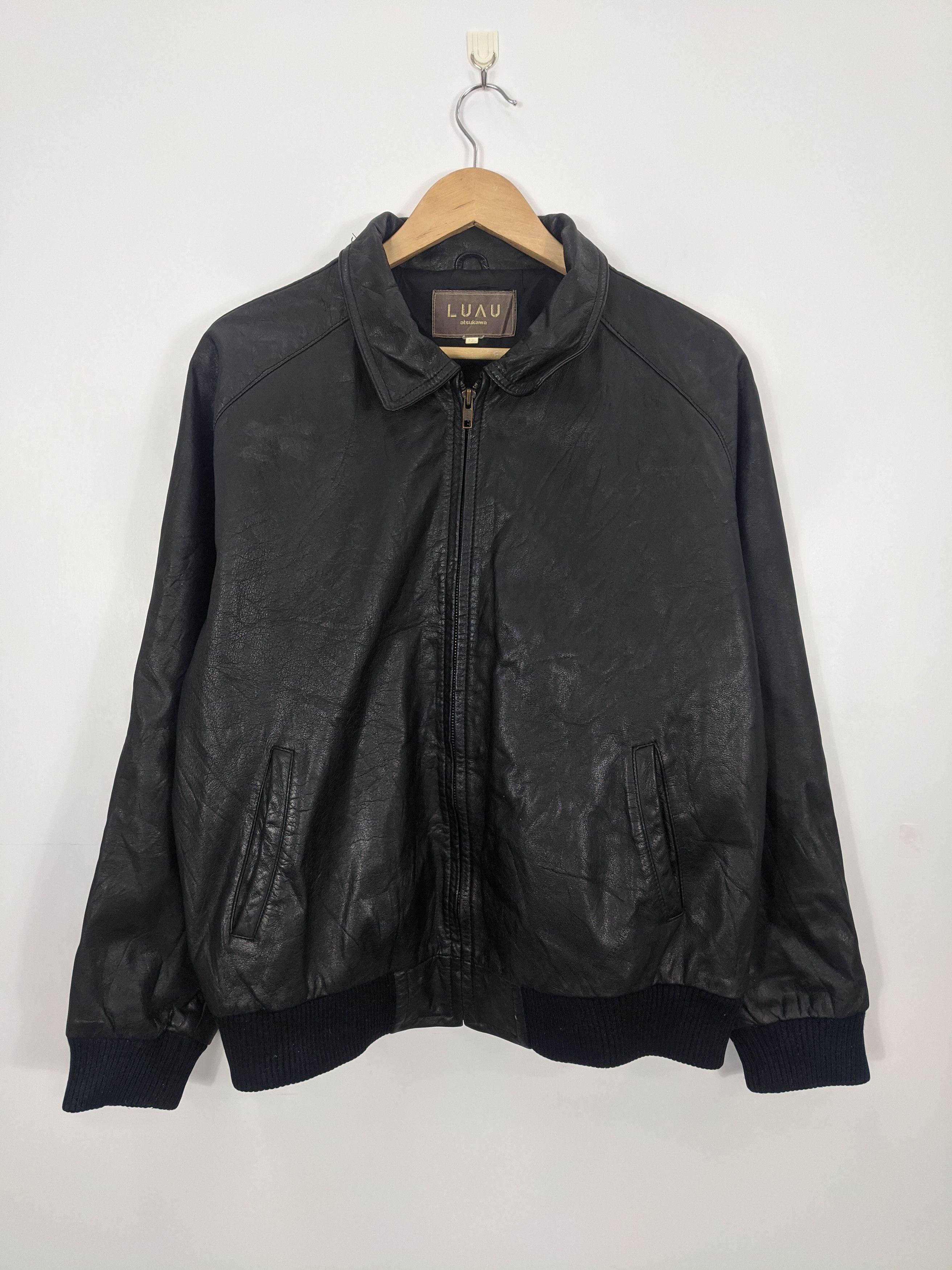 Vintage Japanese Brand Leather Jacket J0341 Size US L / EU 52-54 / 3 - 1 Thumbnail