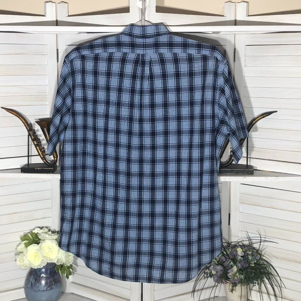 Ralph Lauren Ralph Lauren button-down shirt black blue plaid XL Size US XL / EU 56 / 4 - 2 Thumbnail