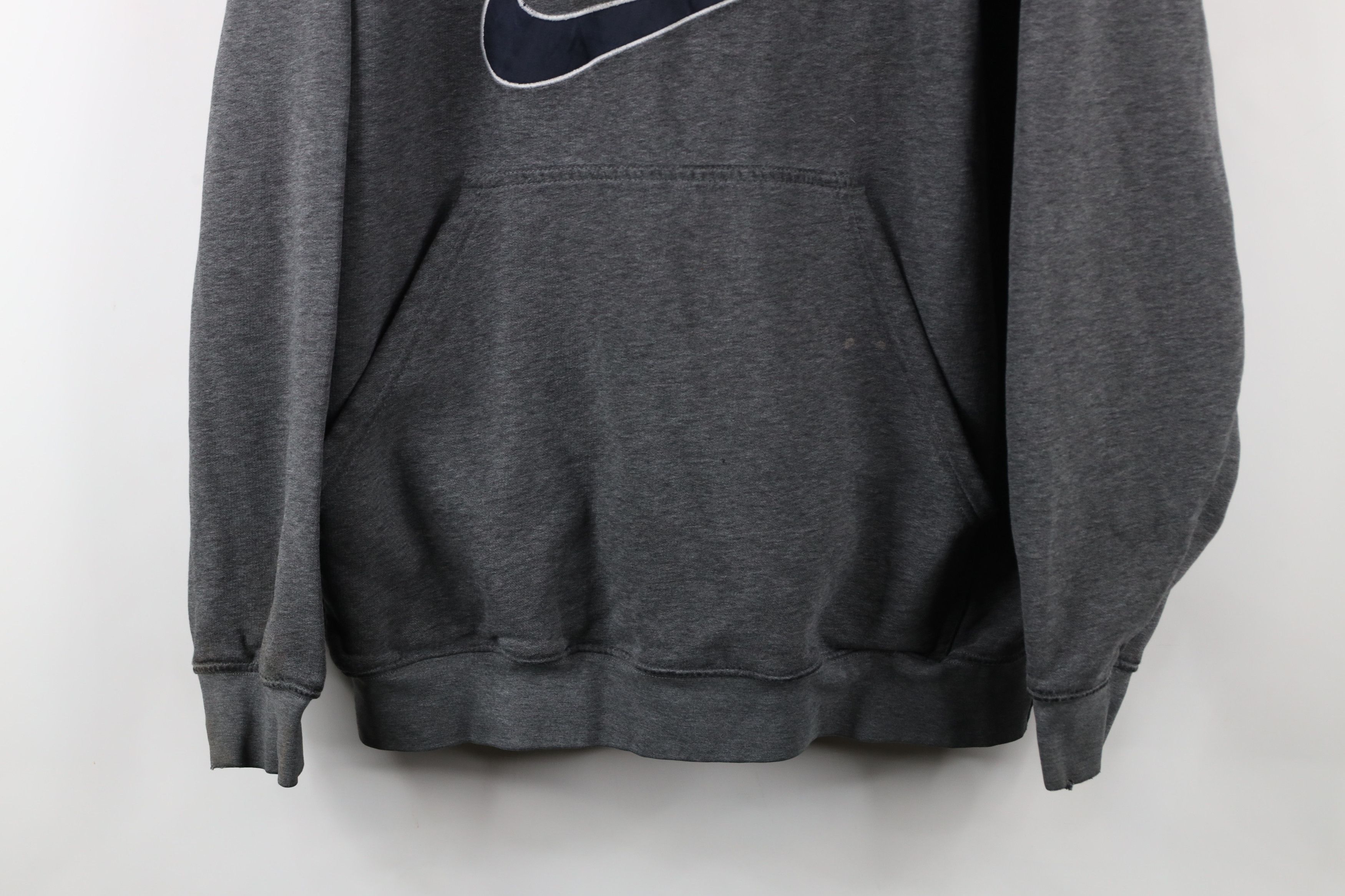 Nike × Vintage Vintage Nike Travis Scott Big Swoosh Hoodie Sweatshirt Size US L / EU 52-54 / 3 - 3 Thumbnail