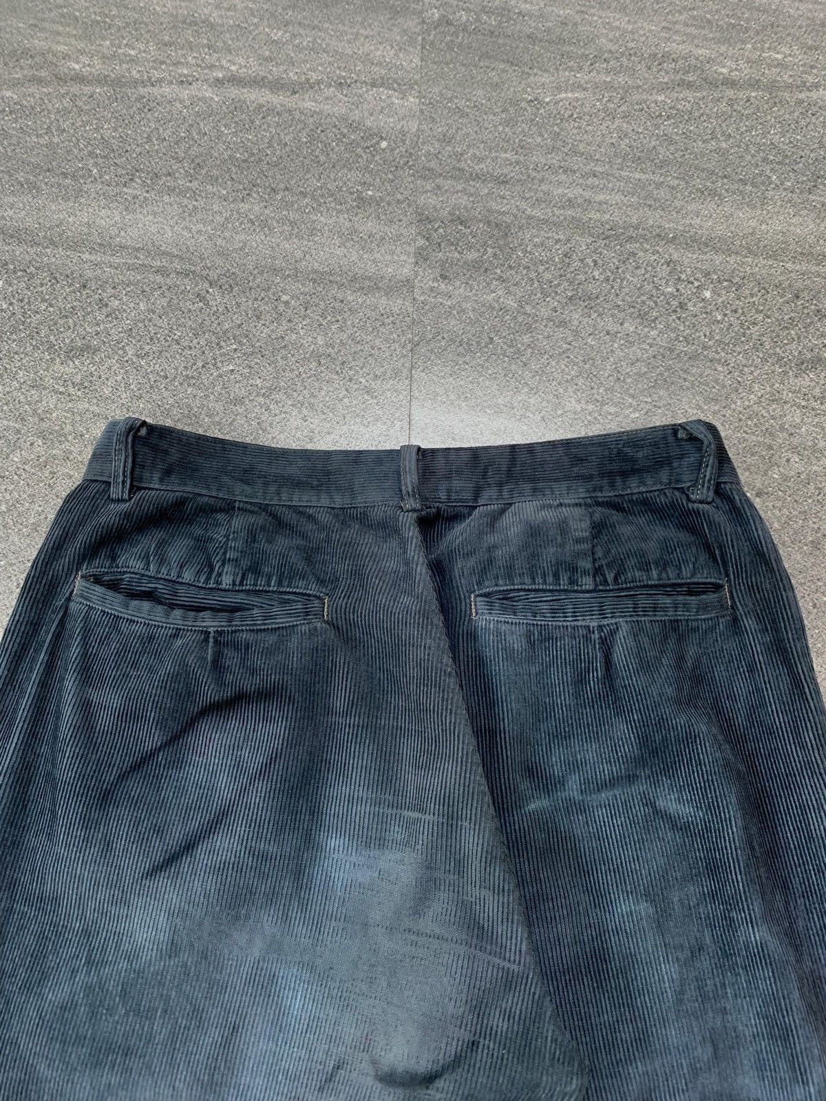 Yohji Yamamoto Dyed Corduroy Loose Trousers Size US 29 - 7 Thumbnail