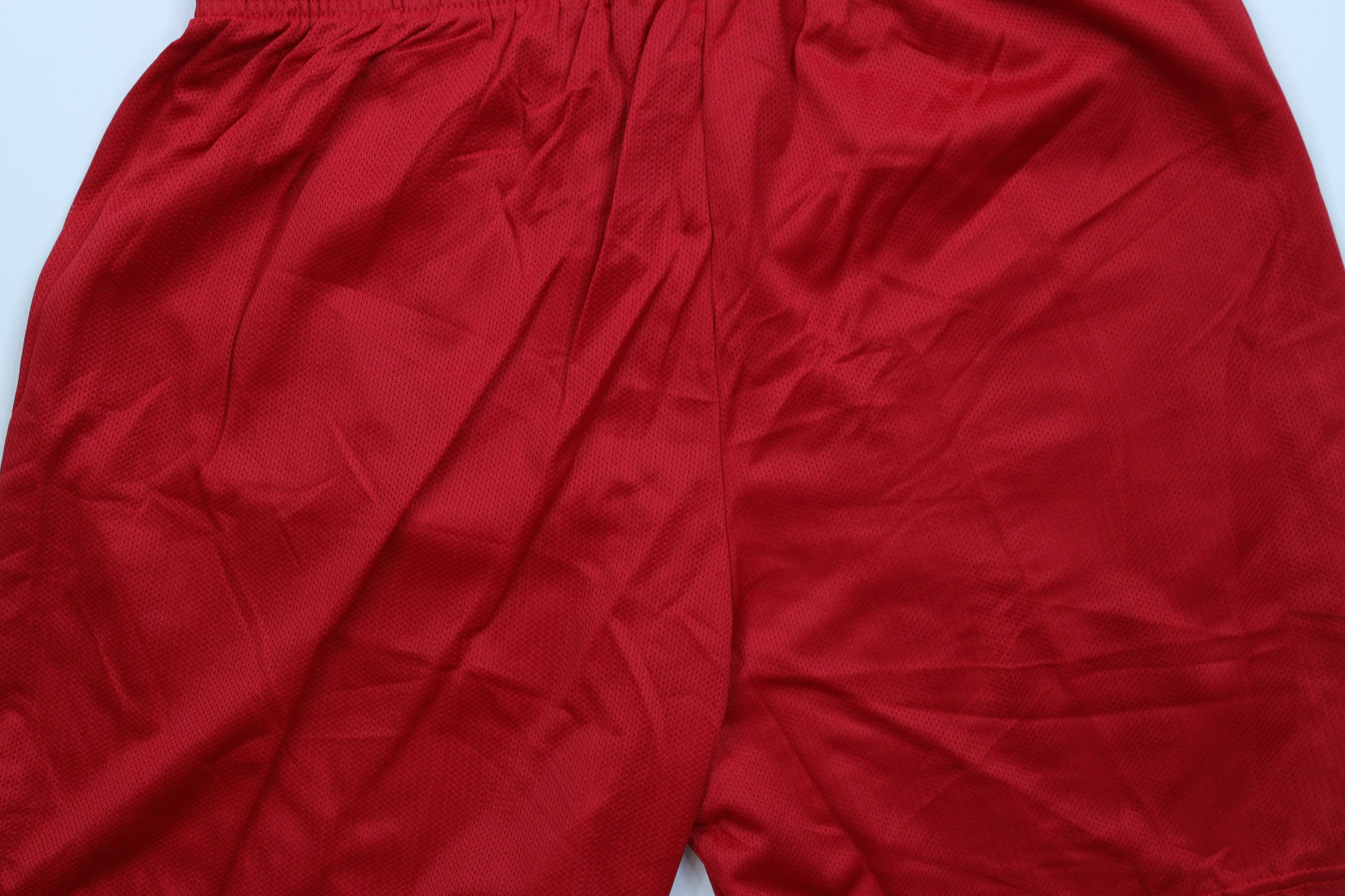 Adidas Deadstock Vintage 90s Adidas Above Knee Mesh Shorts Red USA Size US 36 / EU 52 - 12 Thumbnail