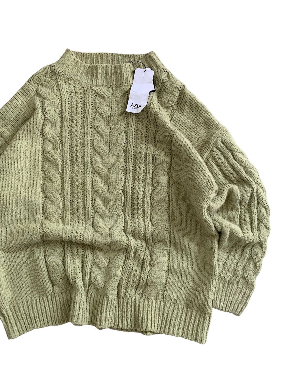 Japanese Brand Azul By Moussy Japan Cable Knitwear Size US M / EU 48-50 / 2 - 2 Thumbnail