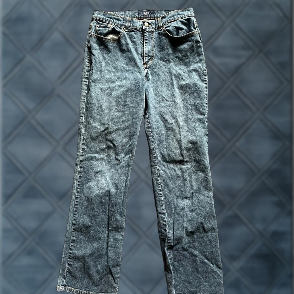 Izod IZOD Women's Jeans Size 8 Straight Denim Mid Rise Blue Medium Wash 5-Pocket Size 30" / US 8 / IT 44 - 1 Thumbnail