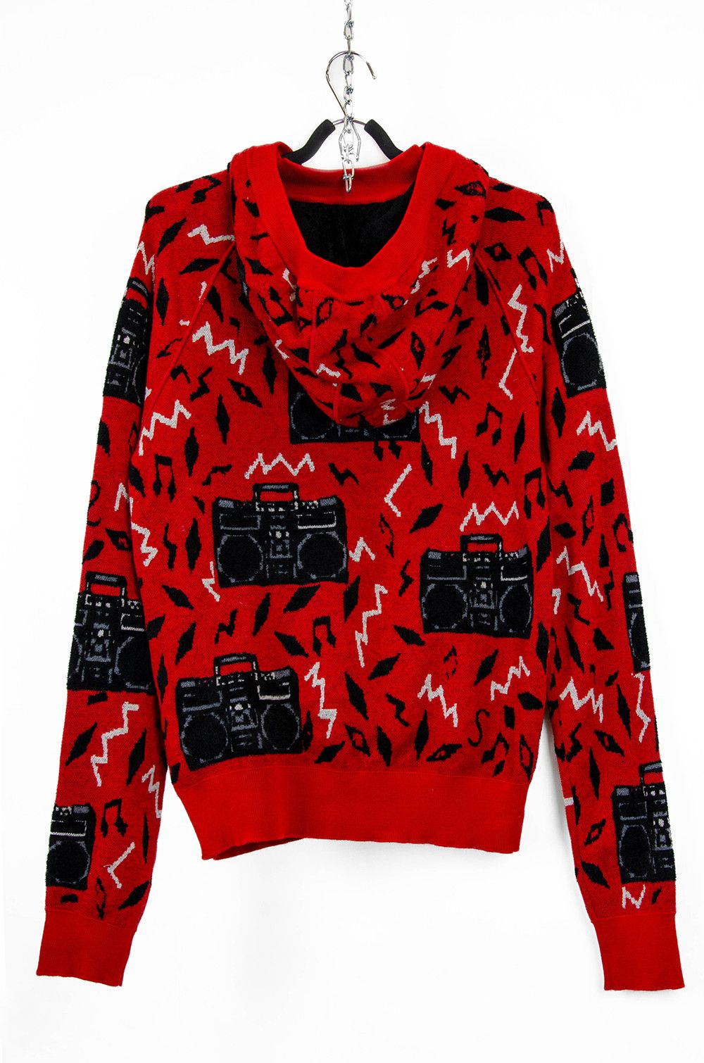 Saint Laurent Paris Saint Laurent Boombox Knit Hoodie – M (Italy) Size US M / EU 48-50 / 2 - 7 Thumbnail