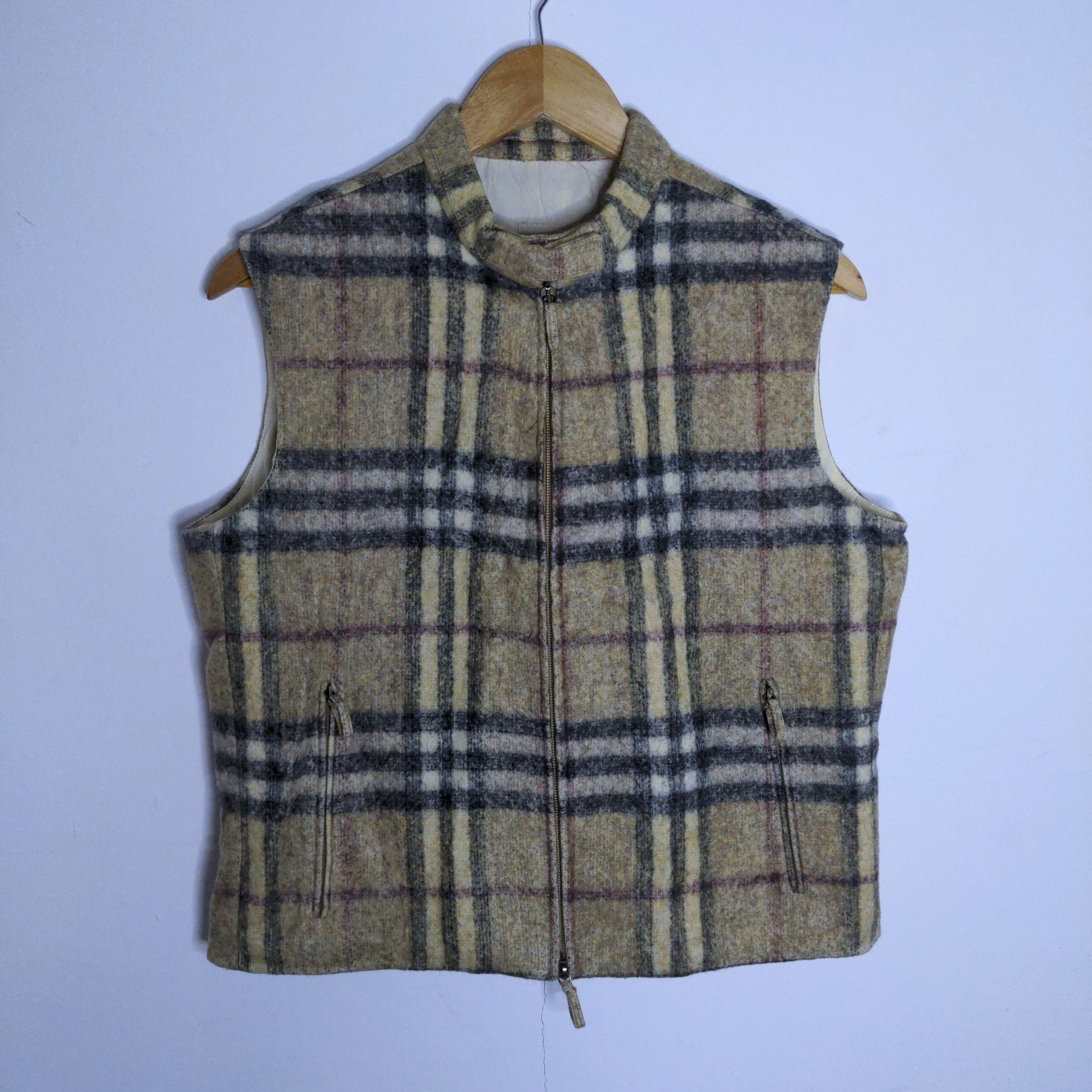 Burberry Prorsum House Check Womens Wool Vest