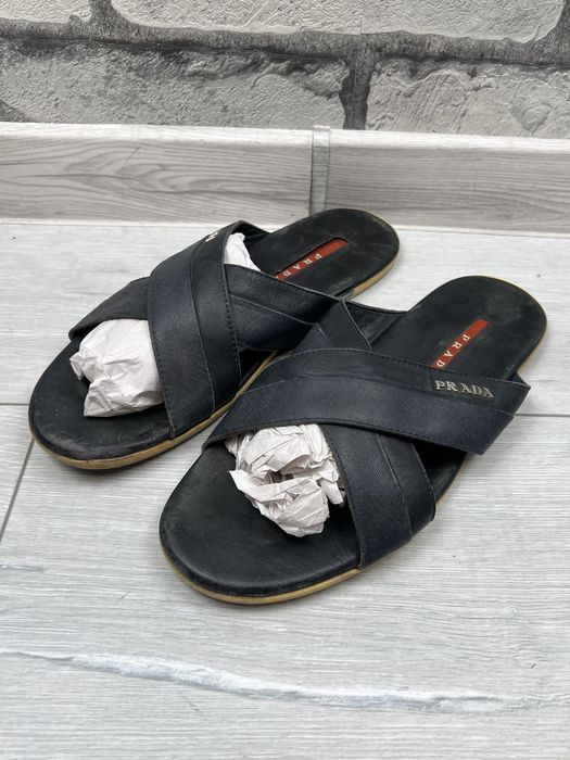 Mens hot sale prada slides