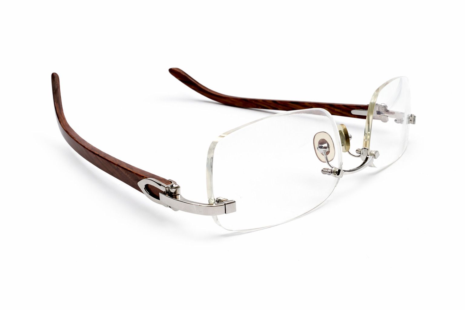 Cartier Luxury Vintage Cartier Bubinga Wood Eyewear – Authentic Size ONE SIZE - 11 Thumbnail
