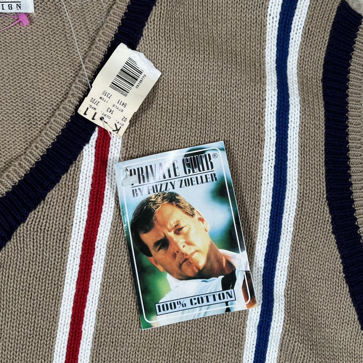Vintage NWT Vintage Knitted Sweater Vest Sweatshirt Golf Stripped Size US L / EU 52-54 / 3 - 3 Thumbnail