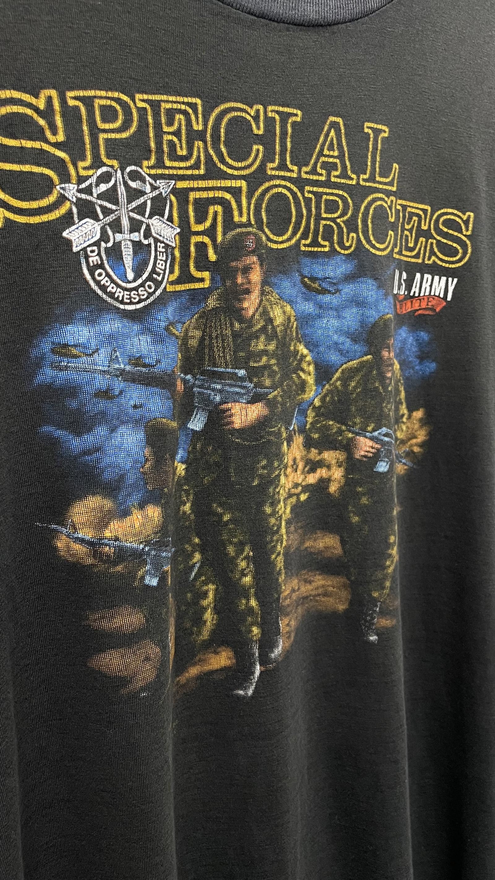 Designer 1987 U.S Army Special Forces Graphic T-Shirt Size US S / EU 44-46 / 1 - 3 Thumbnail