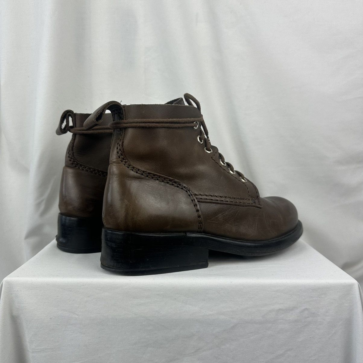 Dirk Bikkembergs Dirk Bikkembergs Leather Boots Archive 90s Military Combat Size US 9 / EU 42 - 10 Thumbnail