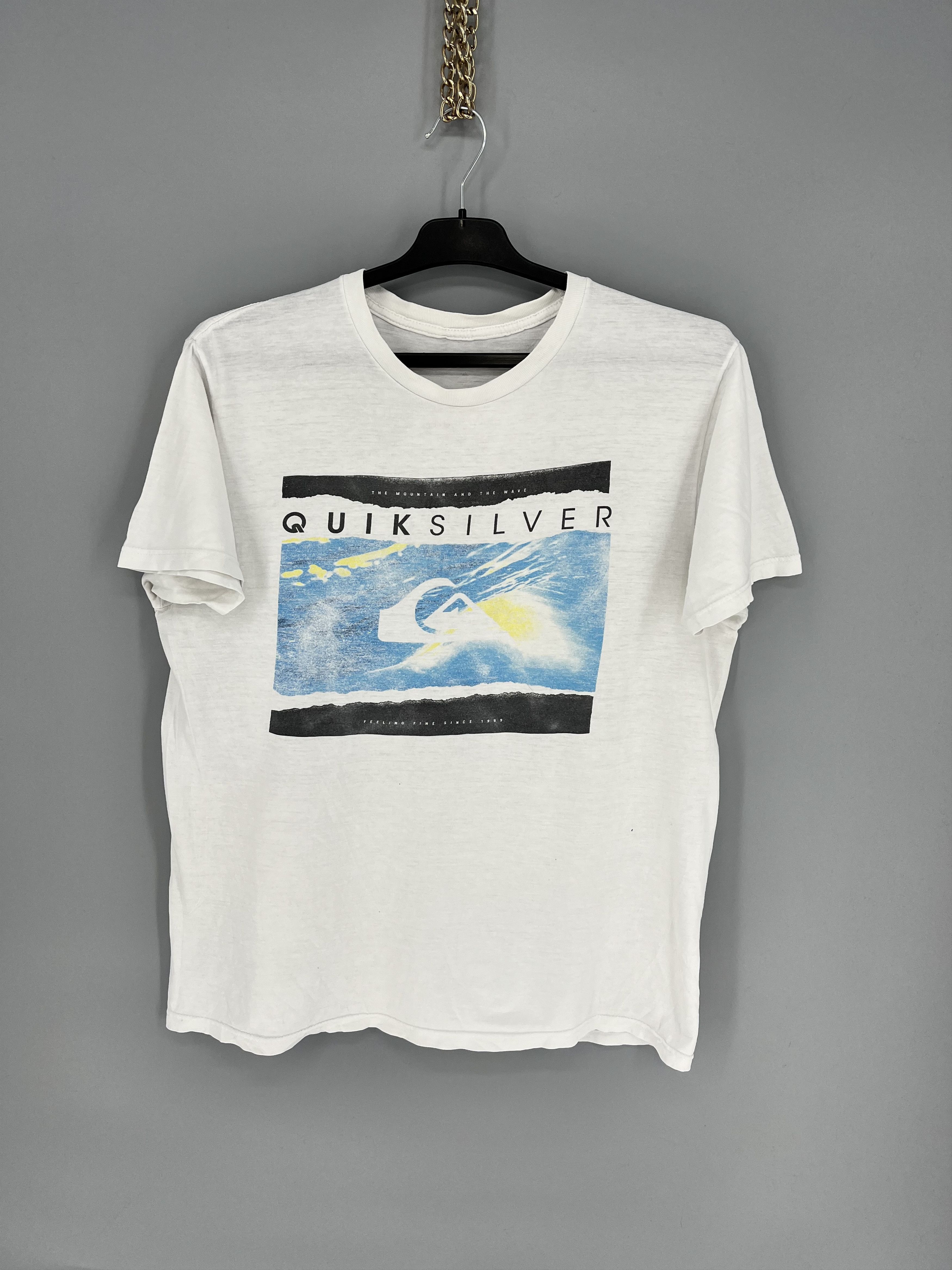 Other Vintage Quiksilver T-Shirt Medium Gray Surf Skateboard y2k Size US M / EU 48-50 / 2 - 1 Thumbnail
