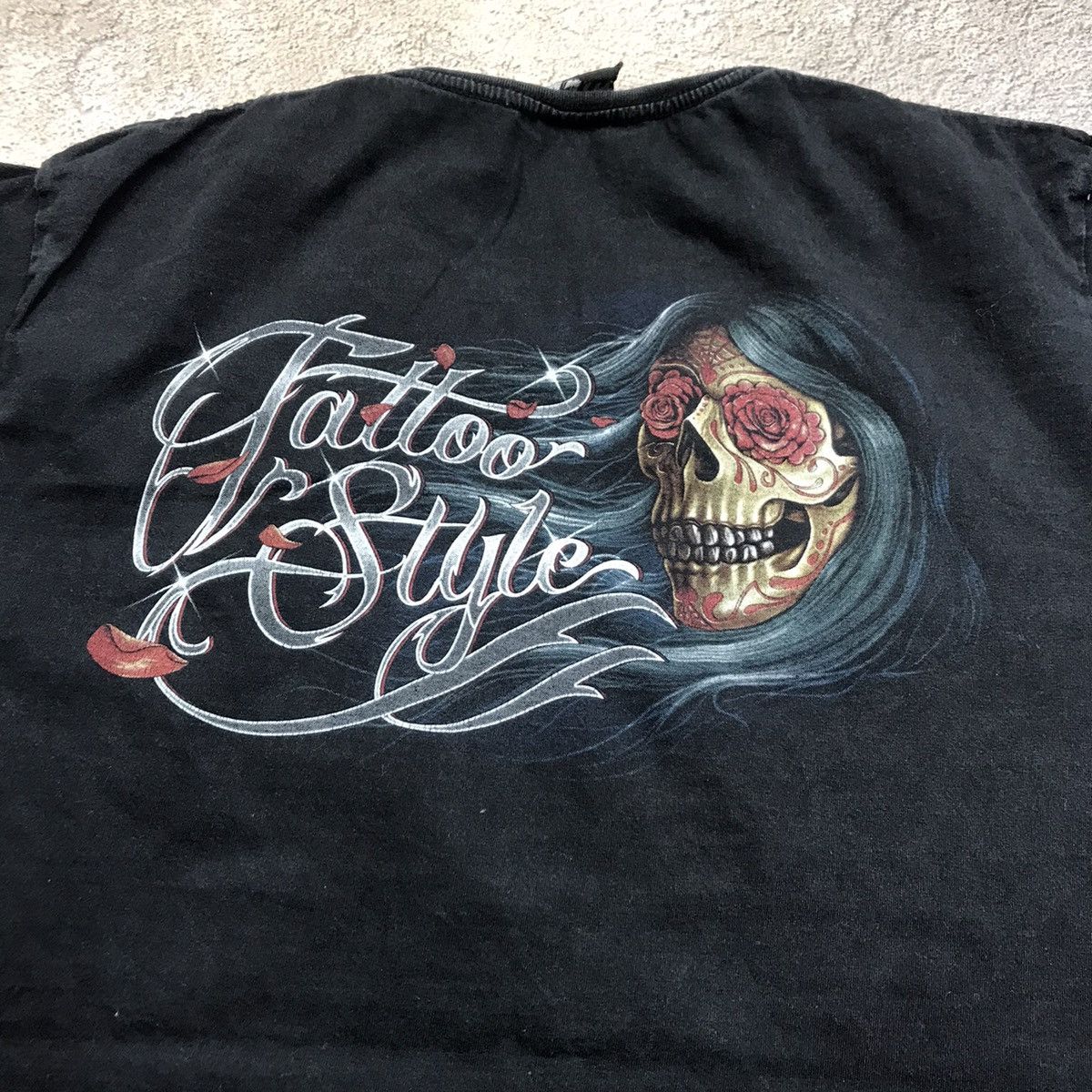 Vintage Vintage Y2K Graphic Tee Skull Horror Dark Aesthetic Skate XL Size US XL / EU 56 / 4 - 4 Thumbnail