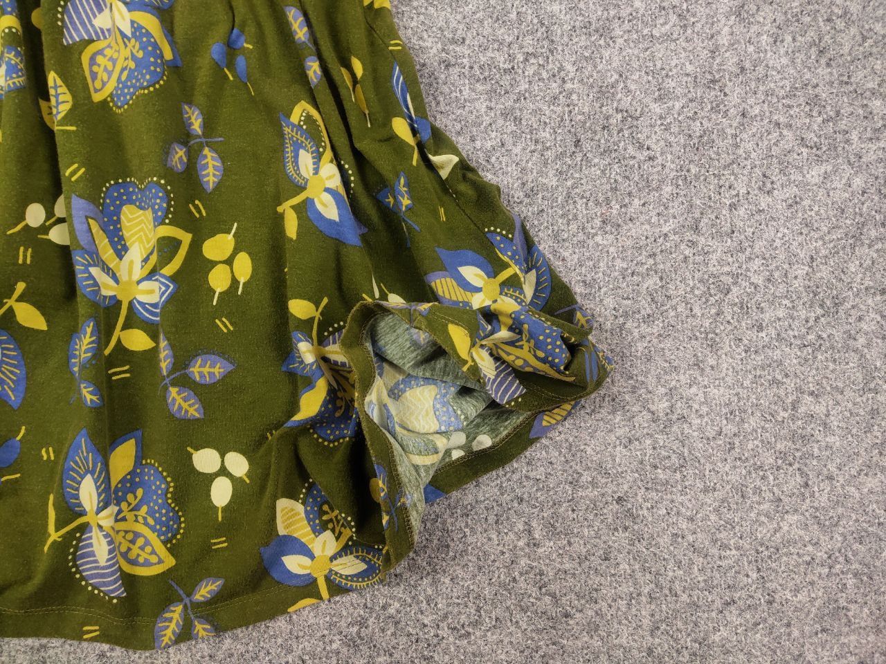 Gudrun Sjoden Gudrun Sjödén Design cotton Green Flower Pattern Tank dress Size S / US 4 / IT 40 - 6 Thumbnail