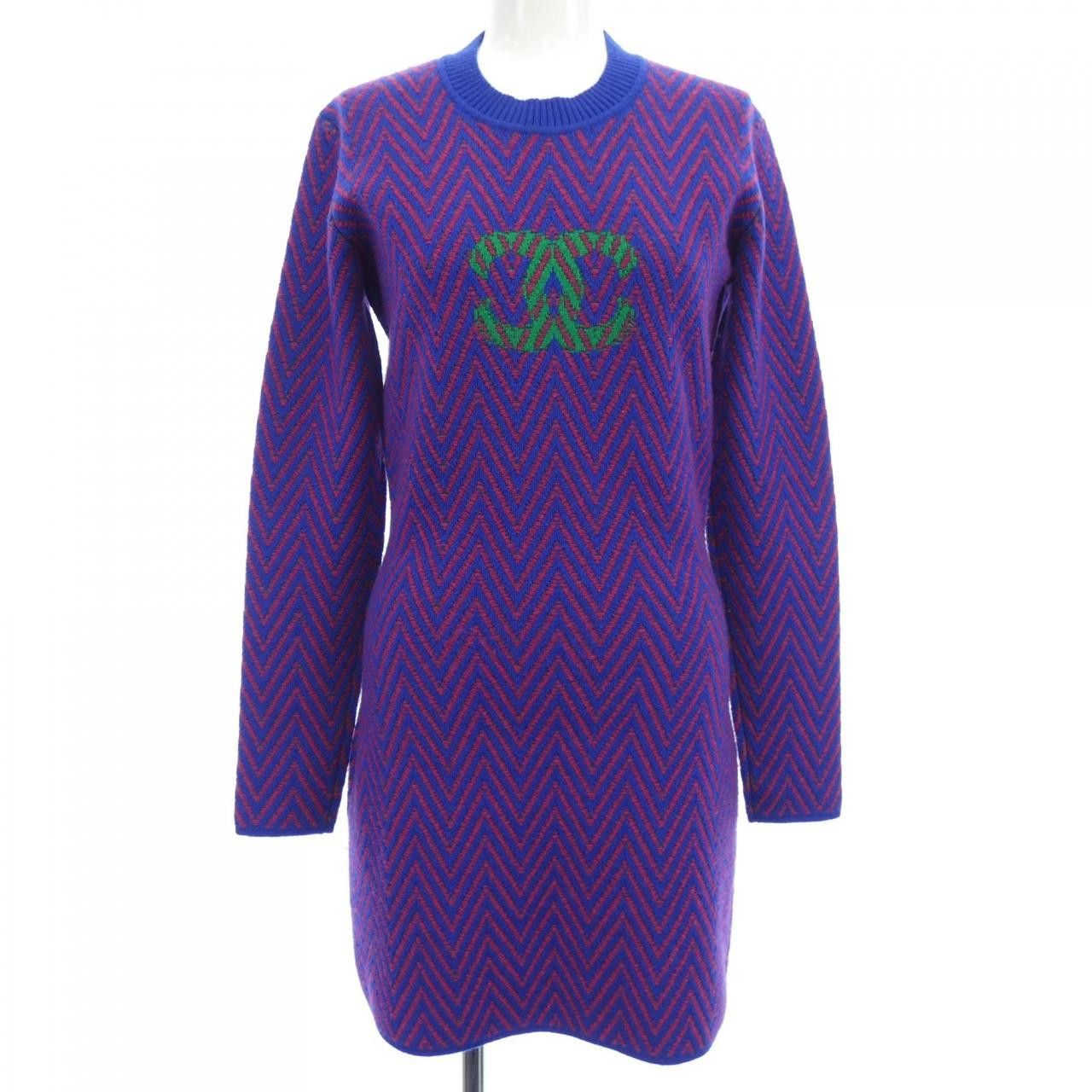 Chanel Chanel Chanel P71619K10290 21K Cashmere Dress Others Dresses P71619K10290 DUTY FREE for USA Size ONE SIZE - 1 Thumbnail