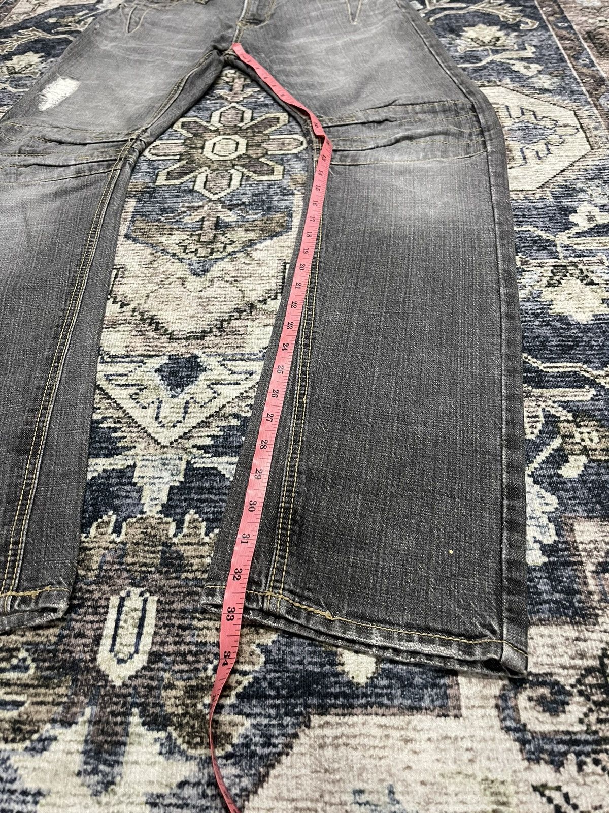 If Six Was Nine × PPFM × Vintage Vintage PPFM Curve Denim Pants Size US 32 / EU 48 - 13 Thumbnail