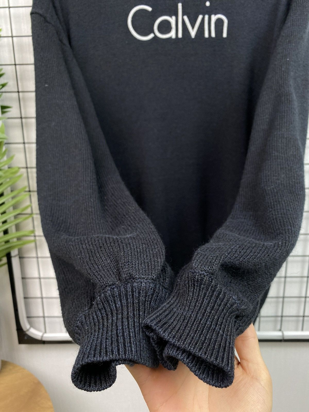 Other Calvin Klein Jeans Oversized Men’s Sweater Black M Big logo Size US M / EU 48-50 / 2 - 11 Thumbnail