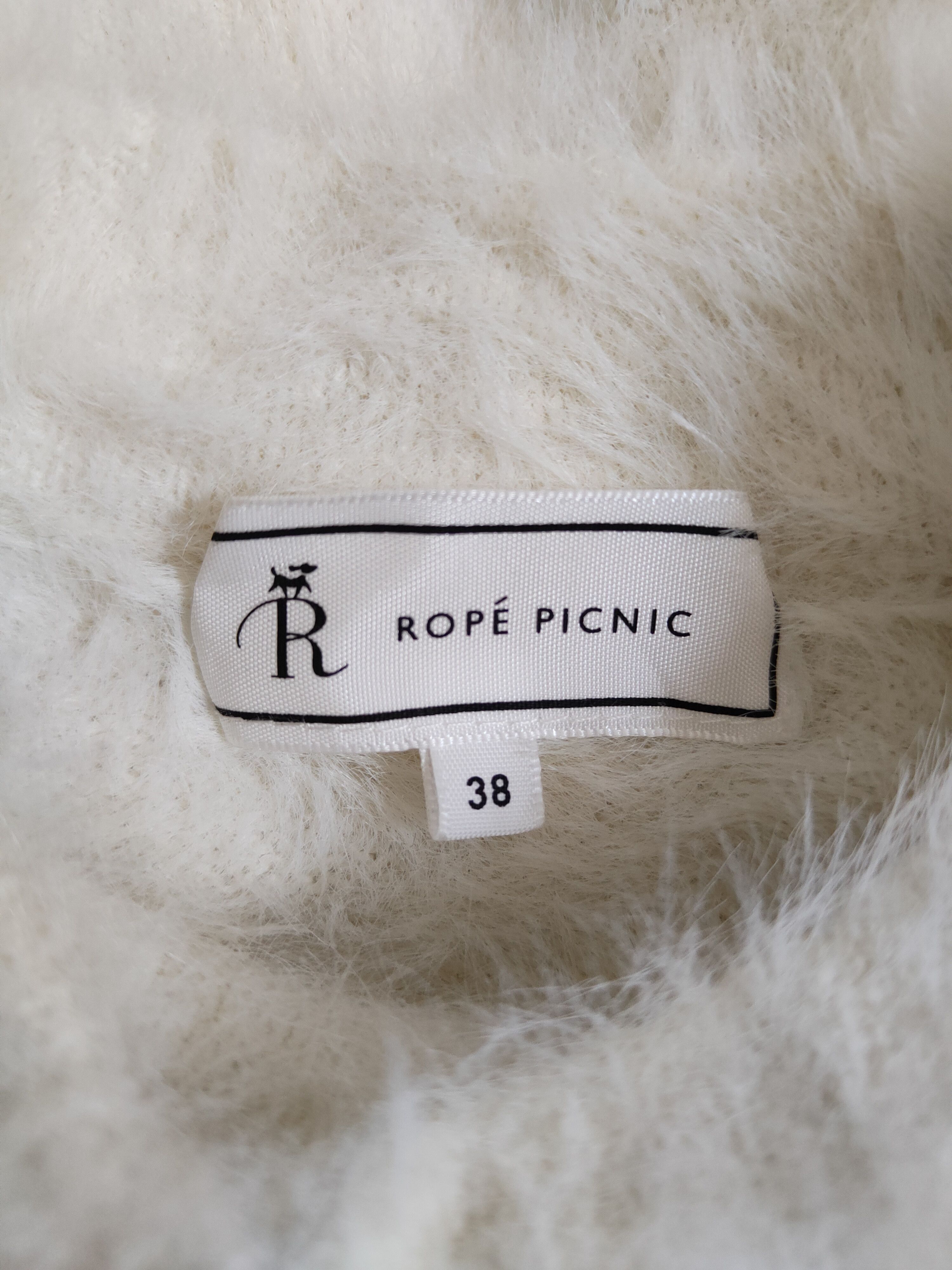 Japanese Brand × Vintage Rope Picnic Brown Shag Shaggy Fur Mohair Knitwear #S2191 Size S / US 4 / IT 40 - 12 Thumbnail