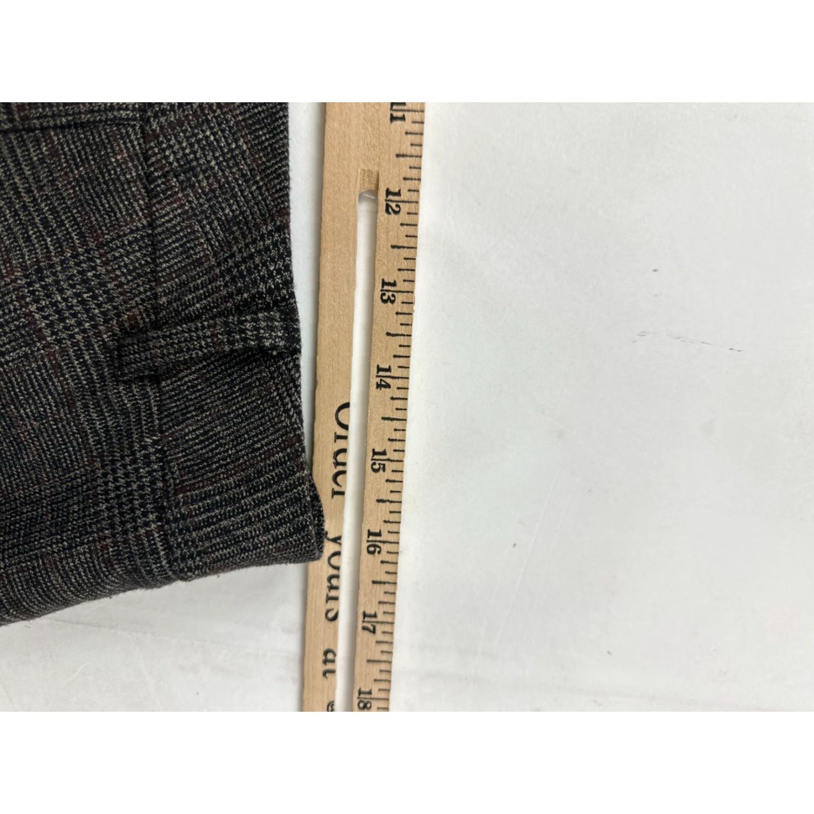Banana Republic Banana Republic Pants Womens Petite 12 Gray Plaid Tweed Stretch Low Rise Bootcut Pants Womens Petite 12 Gray Plaid Tweed Stretch Bootcut Size 34" / US 12 / IT 48 - 8 Thumbnail