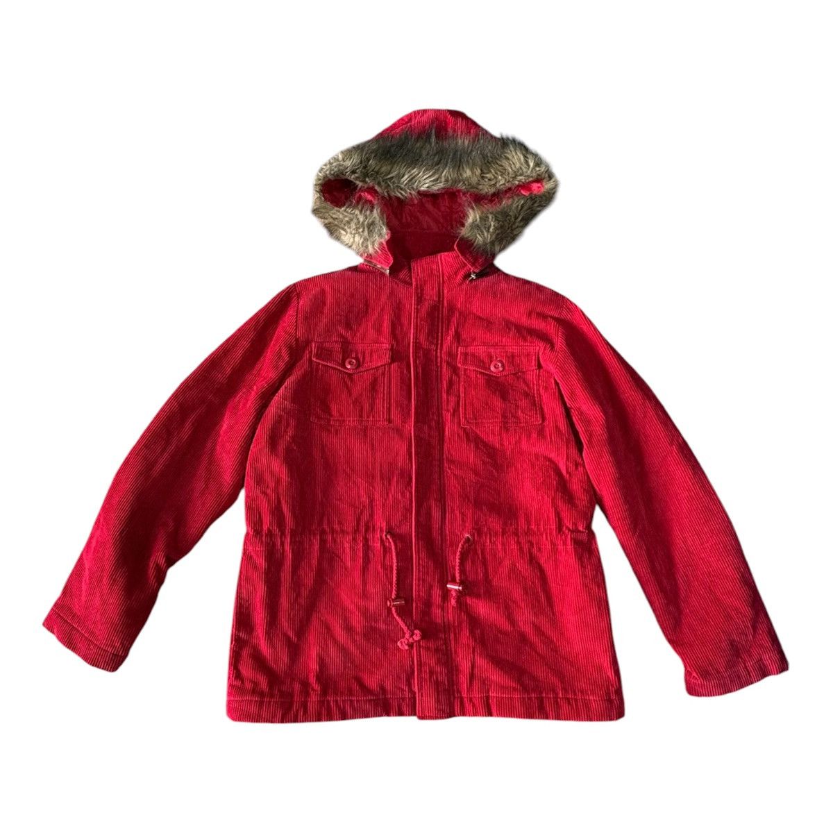 If Six Was Nine Lazy Daisy corduroy jacket faux fur hoodie Size US M / EU 48-50 / 2 - 1 Thumbnail