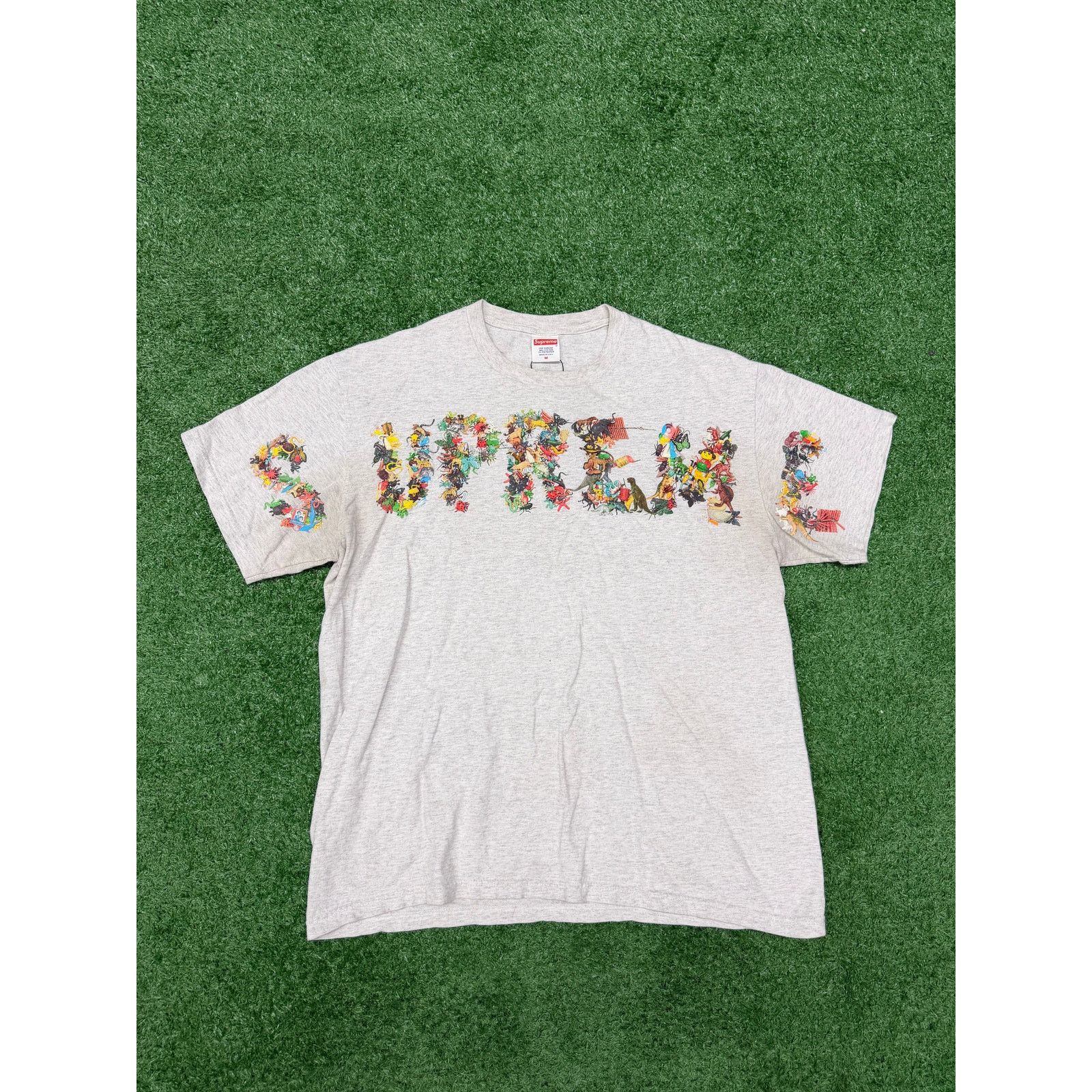 Supreme Toy Pile T-Shirt Ash Grey Size M