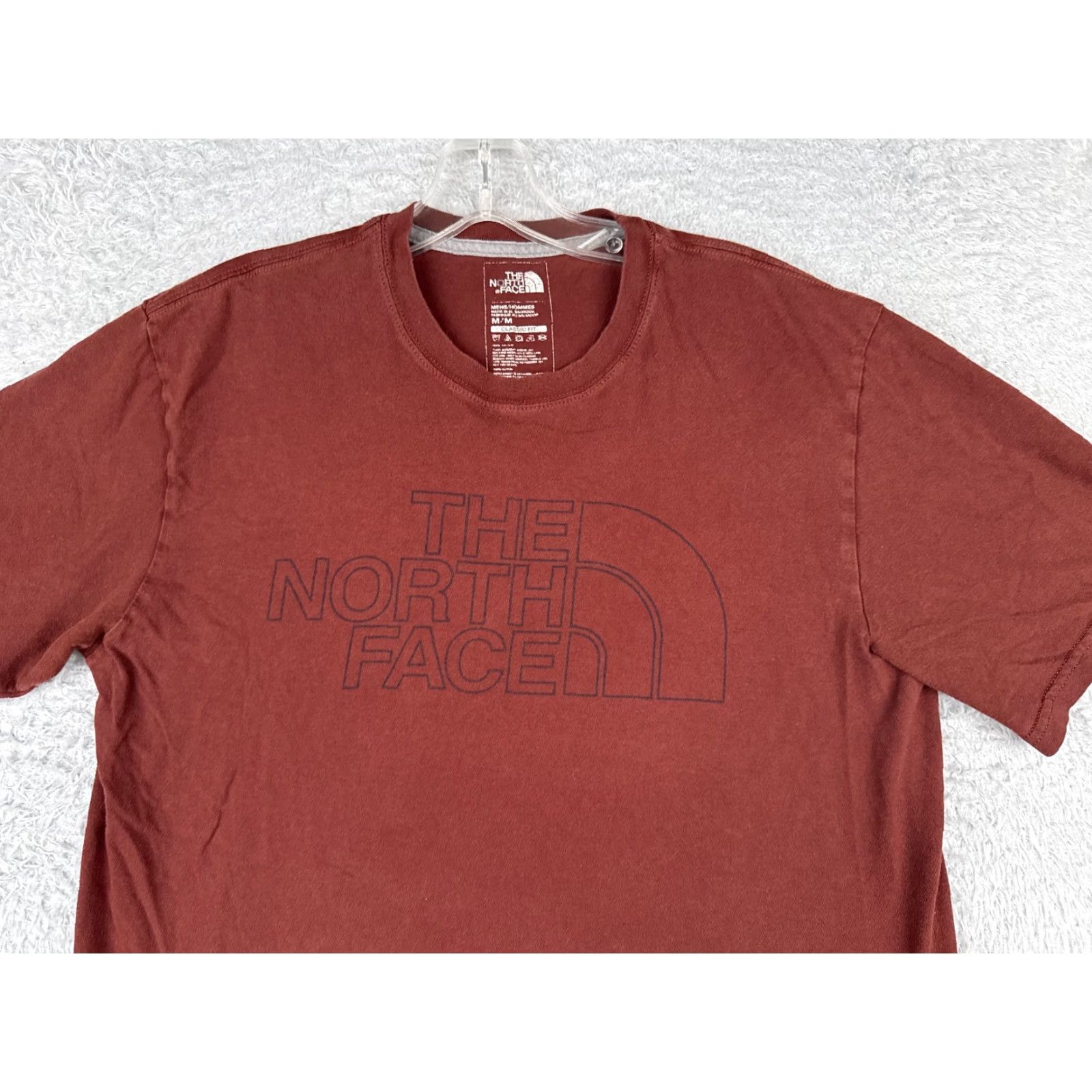 The North Face The North Face Shirt Men M Red Short Sleeve Crew Neck 100% Cotton Logo Logo All Seasons Breathable Classic T-Shirt Mens Size US M / EU 48-50 / 2 - 4 Thumbnail