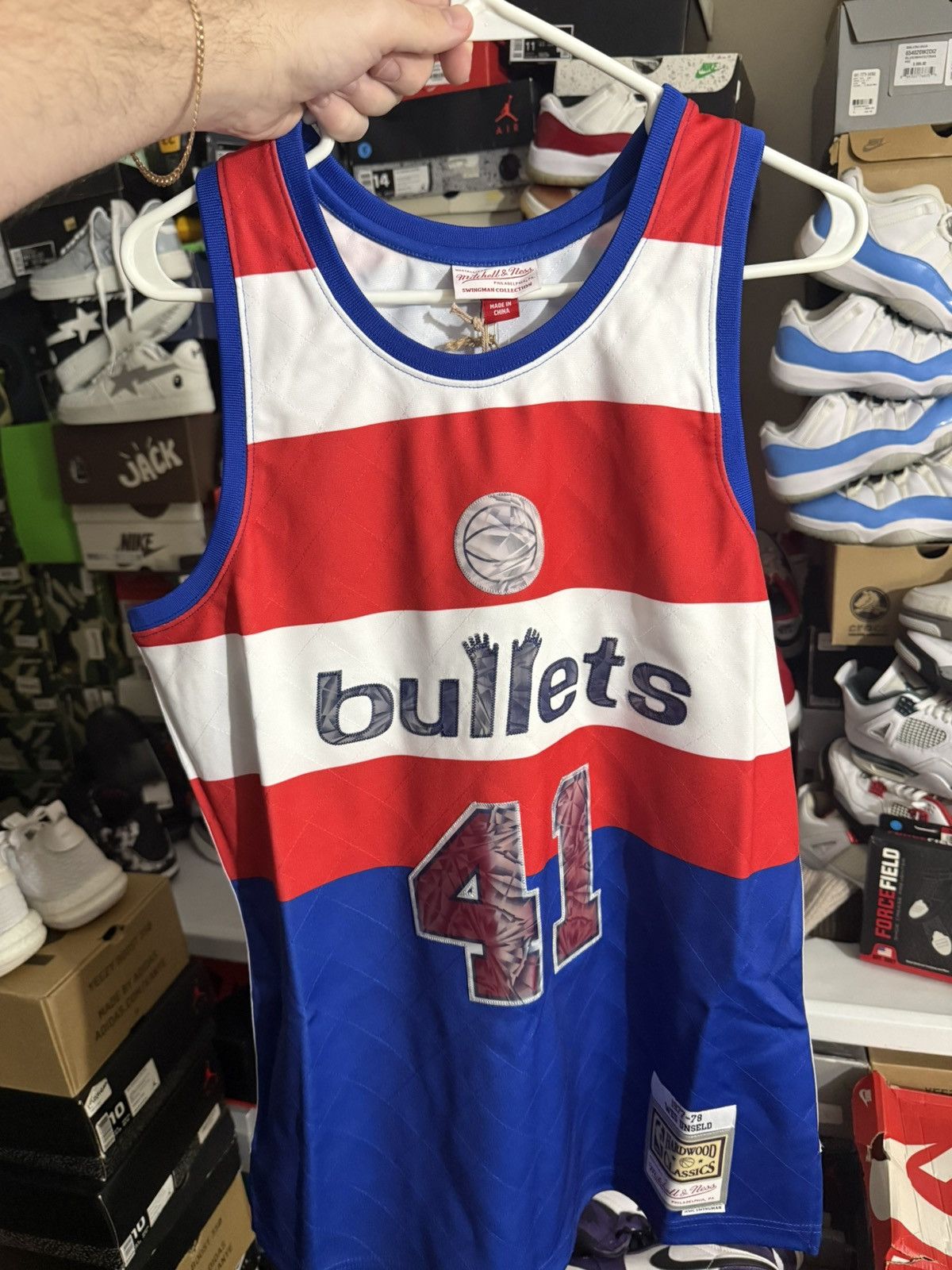 Mitchell & Ness Washington bullets jersey wes unseld sz M Size US M / EU 48-50 / 2 - 1 Thumbnail