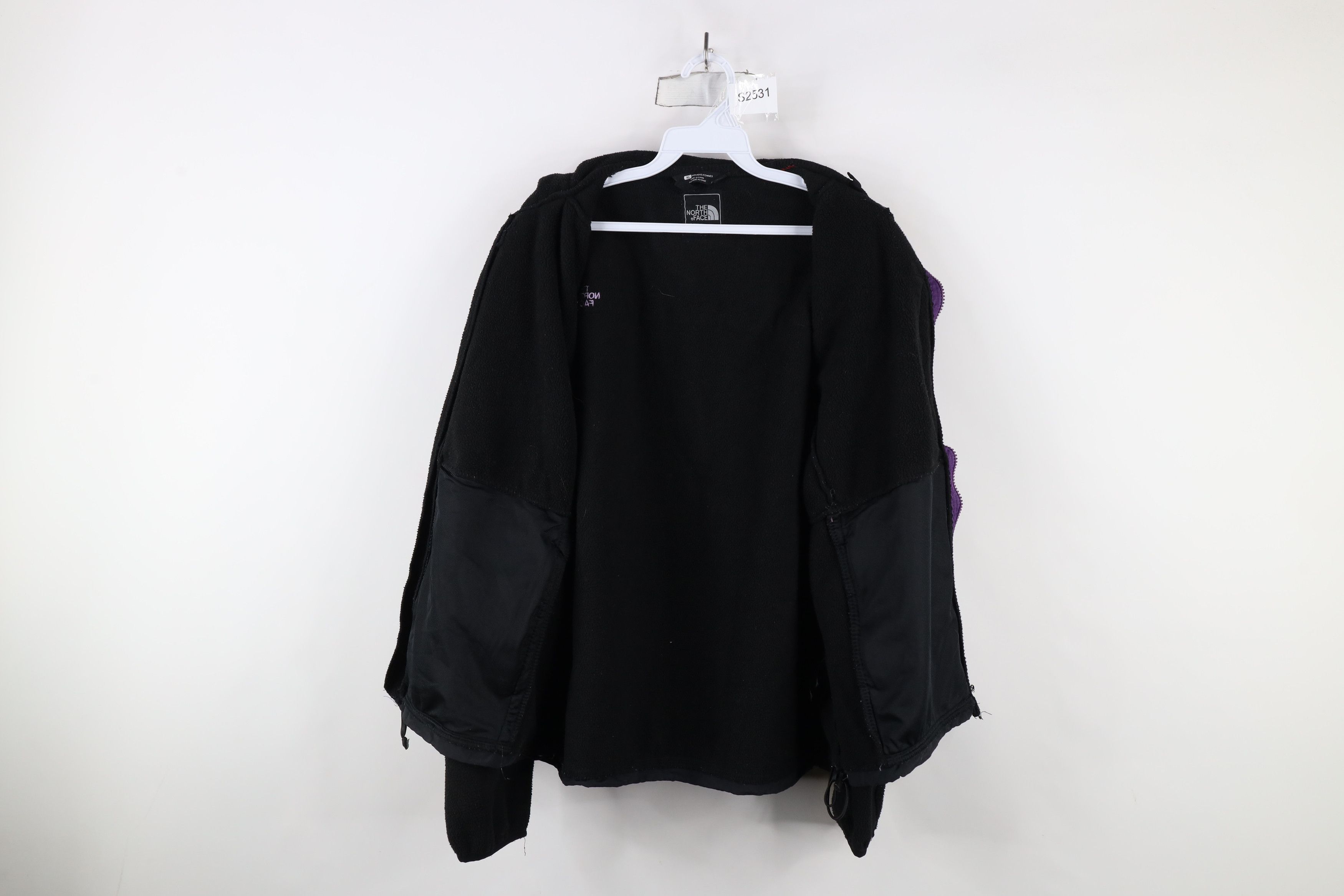 The North Face × Vintage Vintage The North Face Denali Fleece Jacket Black Purple Size XL / US 12-14 / IT 48-50 - 10 Thumbnail