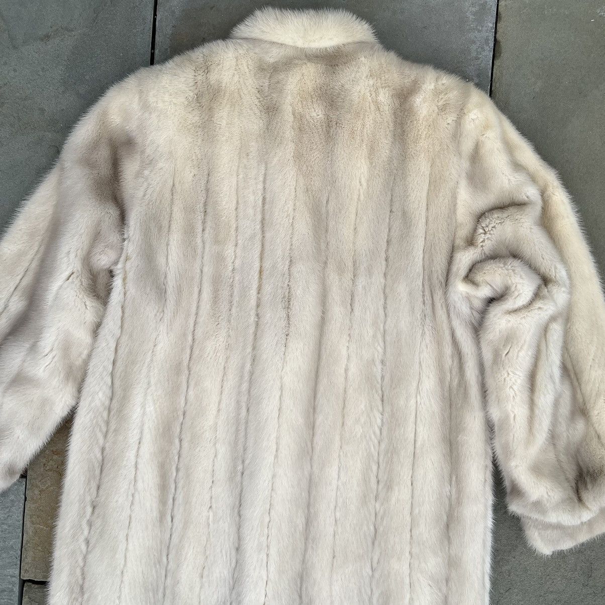 Vintage Vintage 80s Pastel Cream Mink Full Length Fur Coat Size M / US 6-8 / IT 42-44 - 5 Thumbnail
