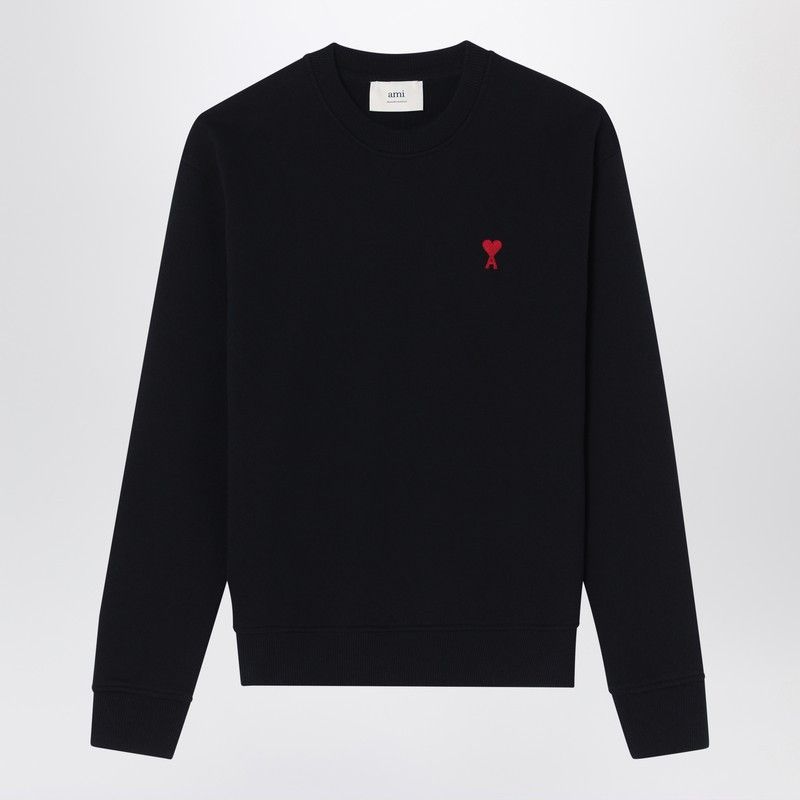 Ami Paris Black Ami De Coeur Sweatshirt