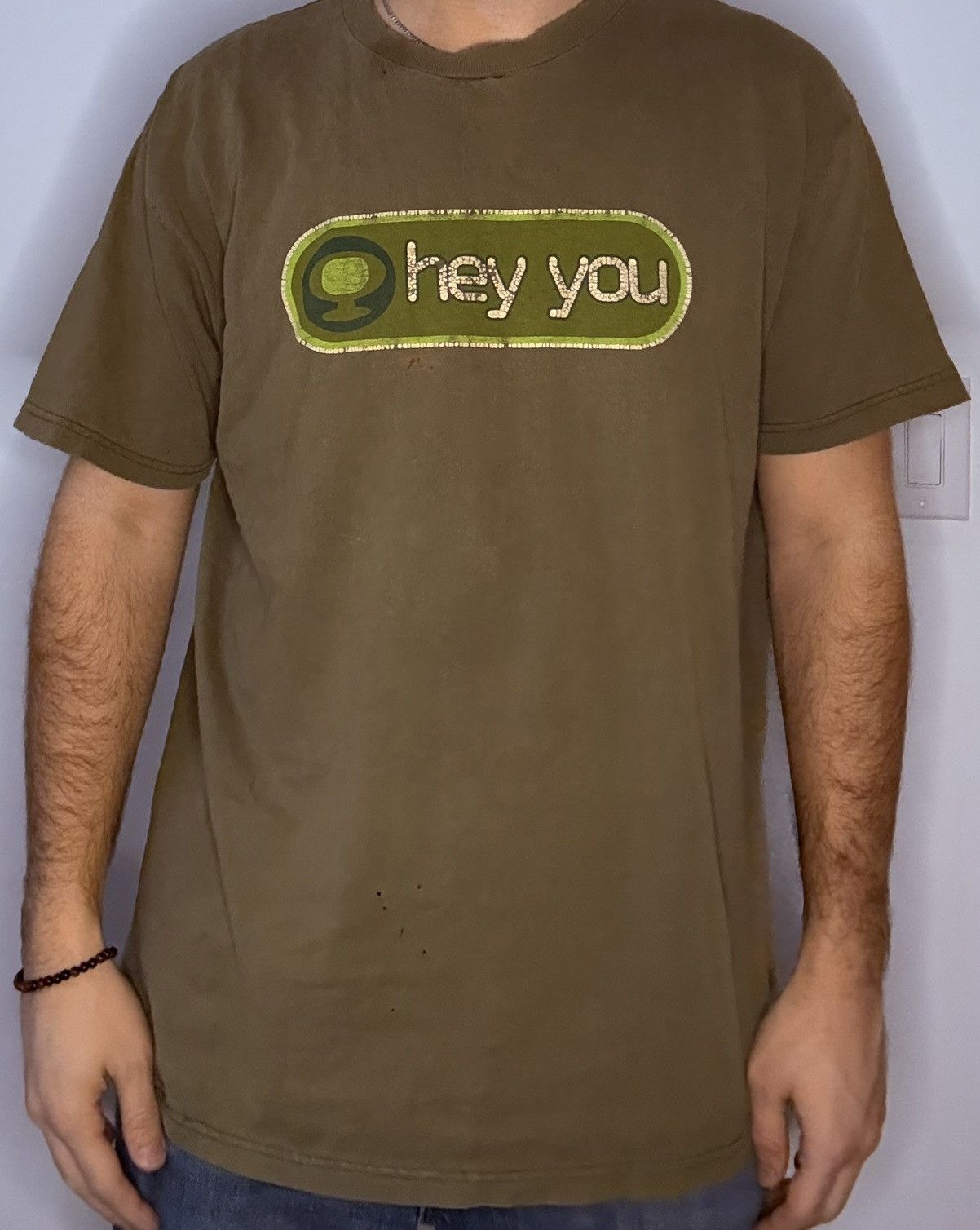 Anvil Vintage 90s Hey You DcTalk 1999 Jesus Christ Tee Shirt Stain Size US XL / EU 56 / 4 - 1 Thumbnail