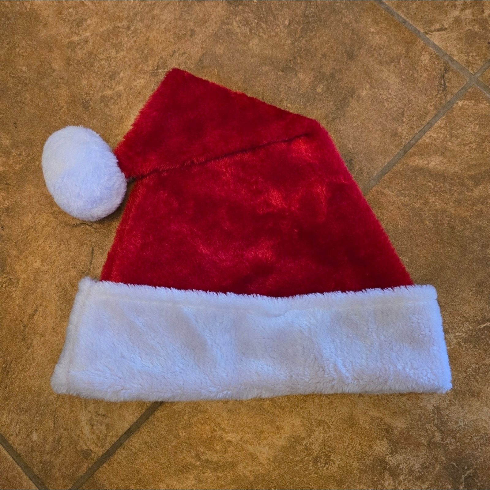 Walmart Red Santa Oversized Xmas Holiday Hat Size ONE SIZE - 1 Thumbnail