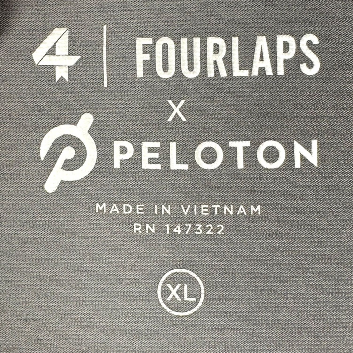 Vintage Fourlaps x Peloton Tank Tops Mens XL Gray Crew Neck Sleeveless 47 in Chest Athletic Moisture Wicking Quick Dry Wool Polyester Spandex 4-6-7-5 Size US XL / EU 56 / 4 - 3 Thumbnail