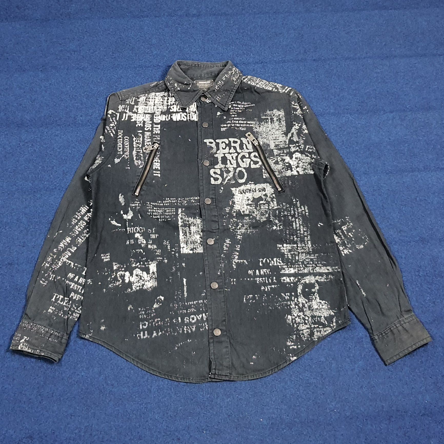 BERNINGS SHO Vintage Bernings Sho Japan Clip Button Up Shirt C286N16 Size US S / EU 44-46 / 1 - 1 Thumbnail