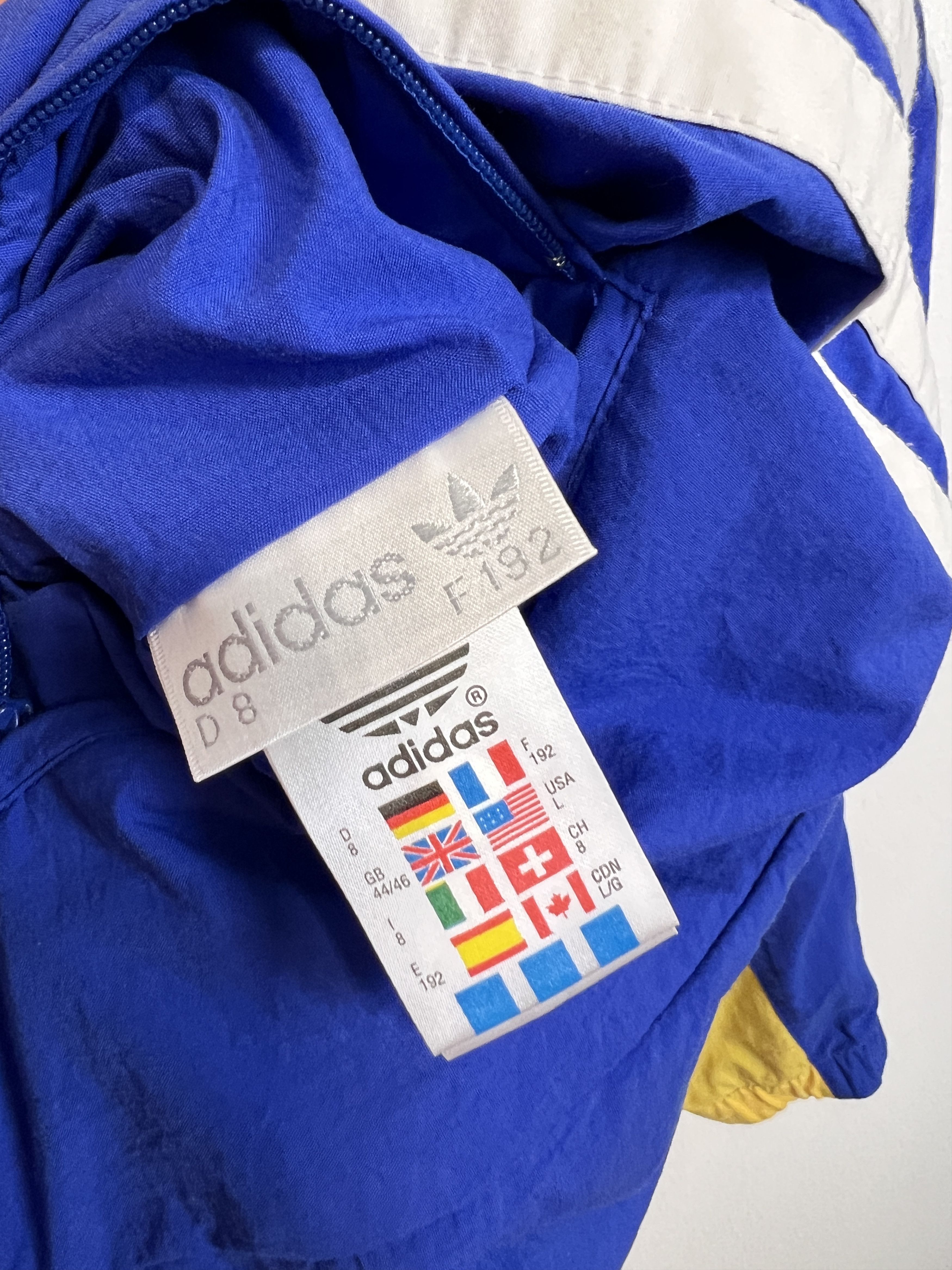 Adidas Vintage Sweden Double Sided Jacket Soccer Track Top Rare Size US L / EU 52-54 / 3 - 7 Thumbnail