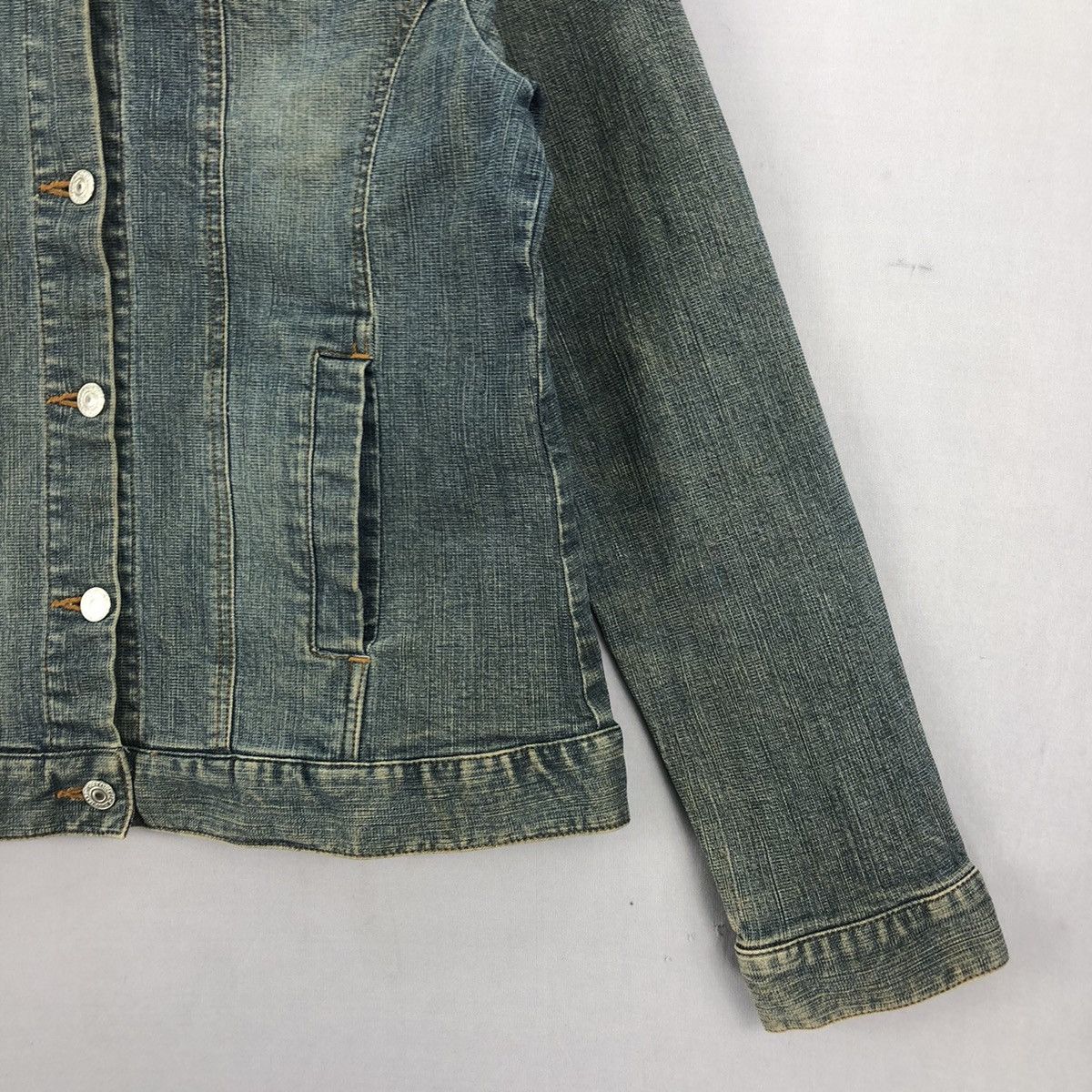 Japanese Brand Vintage Japanese Brand OiModel Denim Jacket Size S / US 4 / IT 40 - 3 Thumbnail