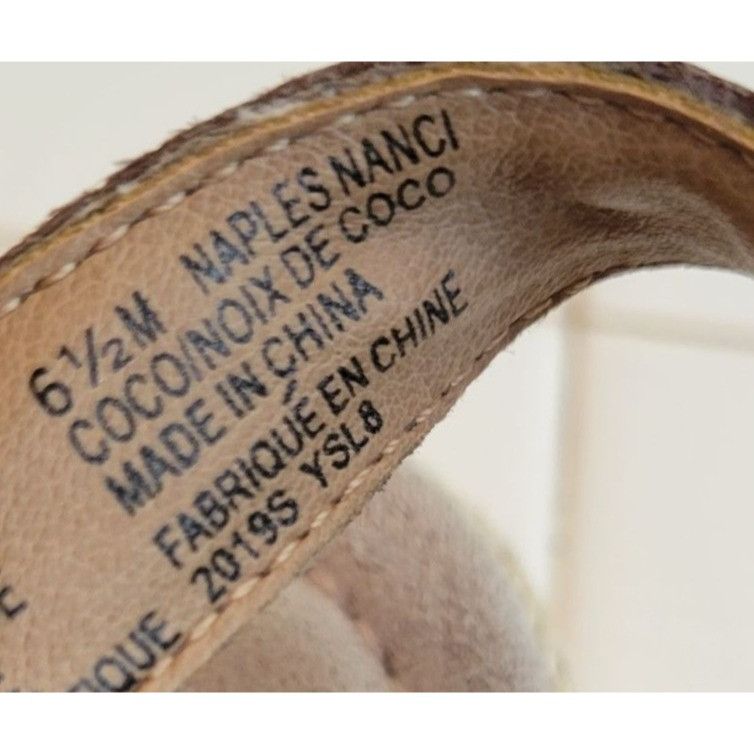 Other Earth Origins 6.5M NAPLES NANCI Leather Sandals Espadrille W Size US 6.5 / IT 36.5 - 5 Thumbnail