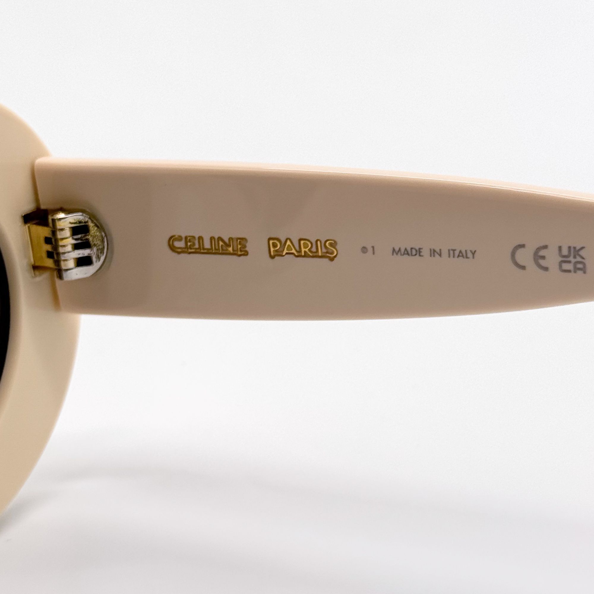 Celine NEW CL40312U 25A ROUND IVORY WOMEN SUNGLASSES CELINE Size ONE SIZE - 10 Thumbnail