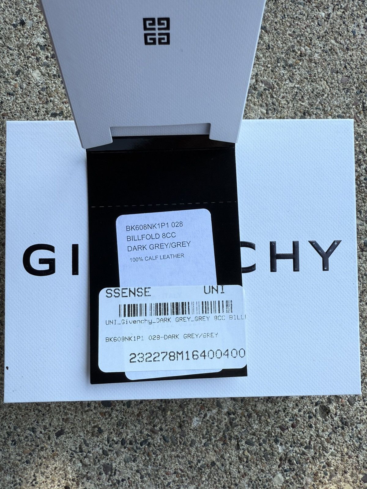 Givenchy Multi Metal Logo Dark Grey Wallet Size ONE SIZE - 6 Thumbnail