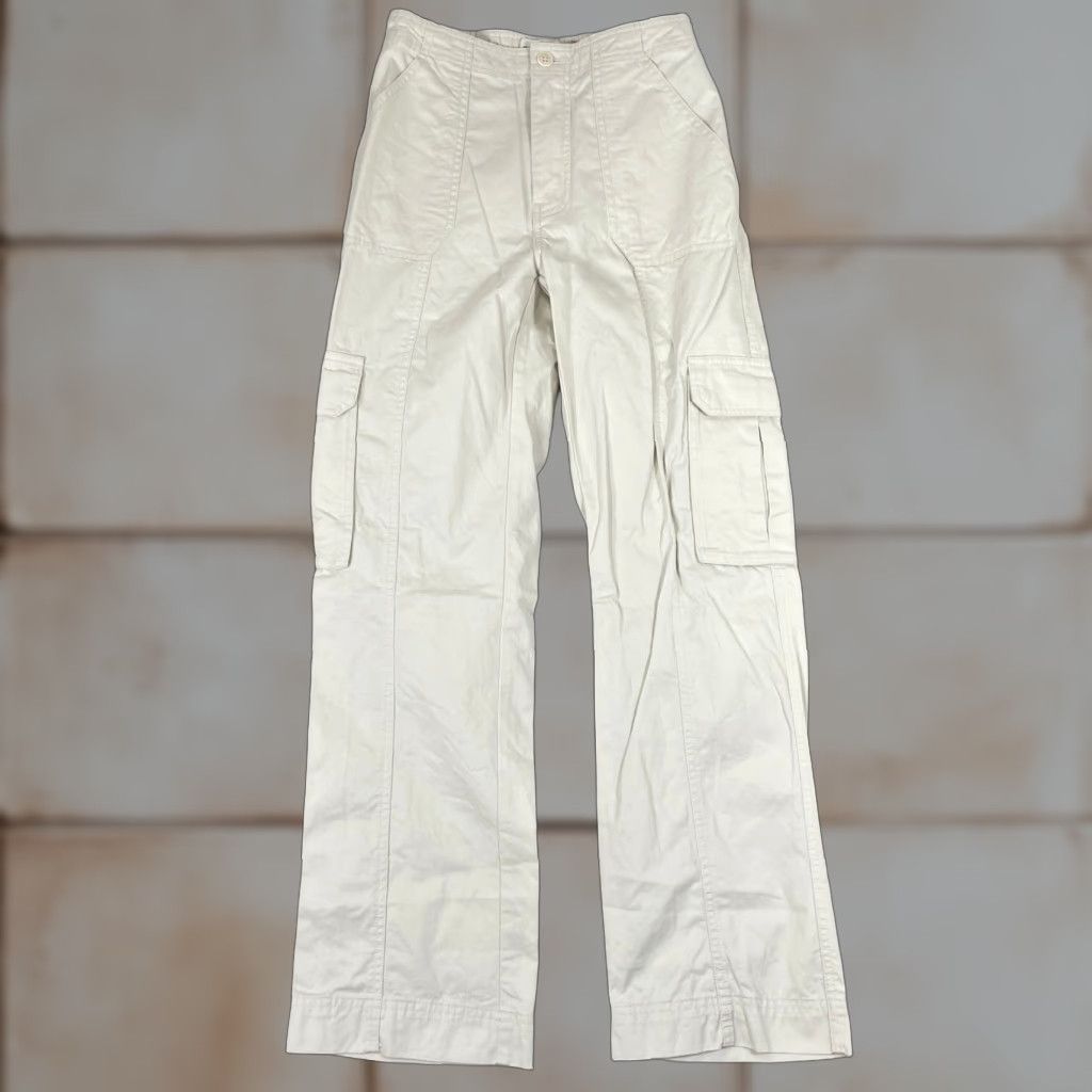 Abercrombie & Fitch Abercrombie & Fitch Cargo Pants Womens 25 Beige Straight Leg Gorpcore Utility Pants Shirt: Pants Size 42" / US 20 - 1 Thumbnail