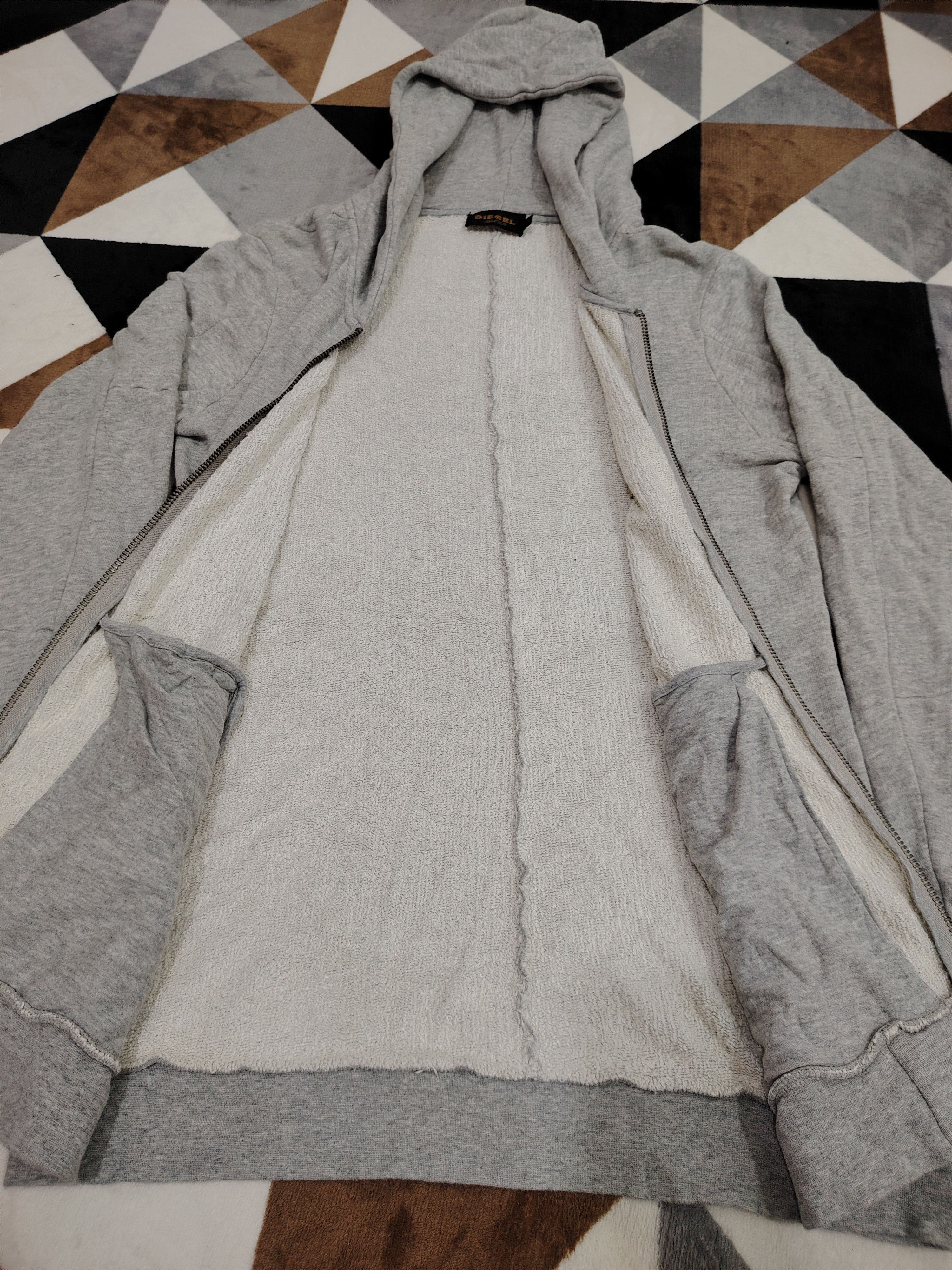 Diesel × Diesel Black Gold Diesel Black Gold Idle Headed Zipper Hoodie Sweater Size M / US 6-8 / IT 42-44 - 5 Thumbnail