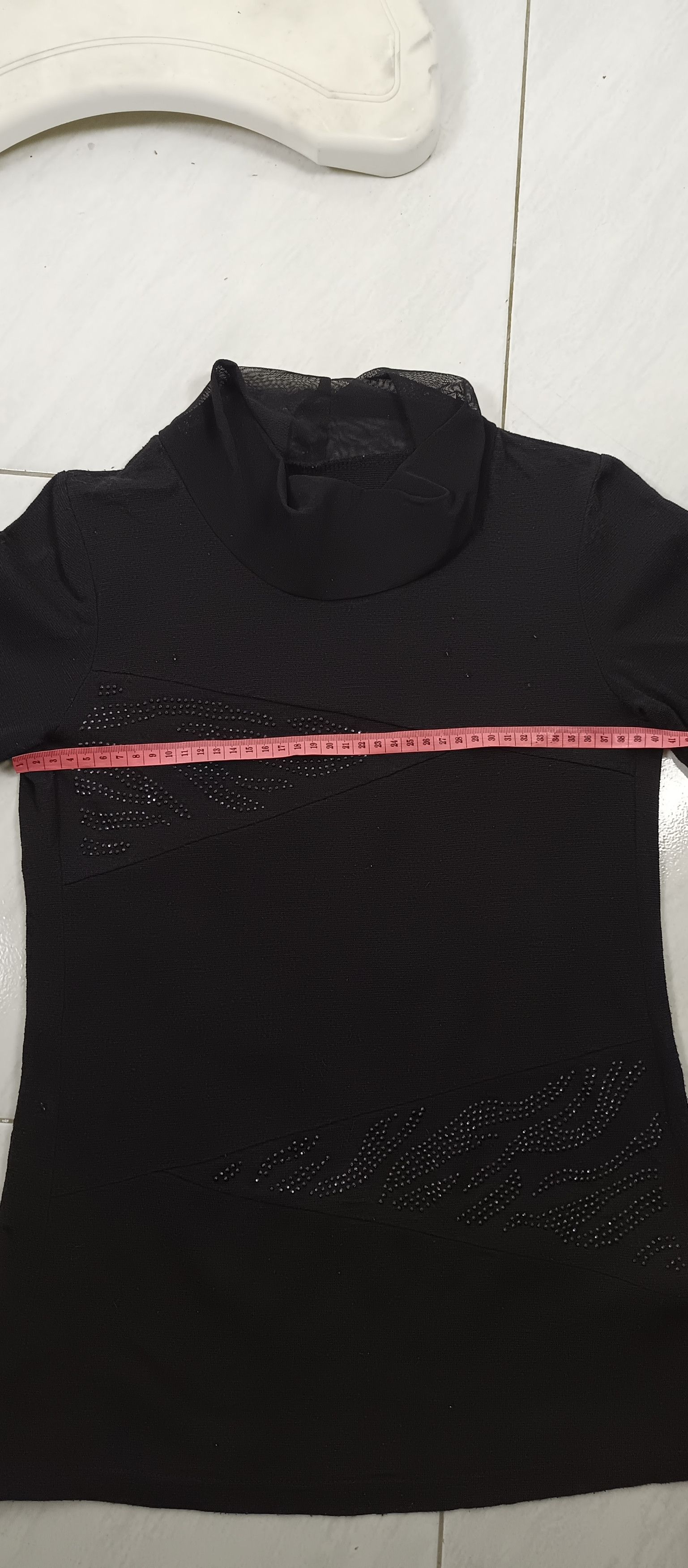 Designer × Japanese Brand Eclair by Hui Women's Rhinestone Long Sleeve Tshirt Size M / US 6-8 / IT 42-44 - 7 Thumbnail