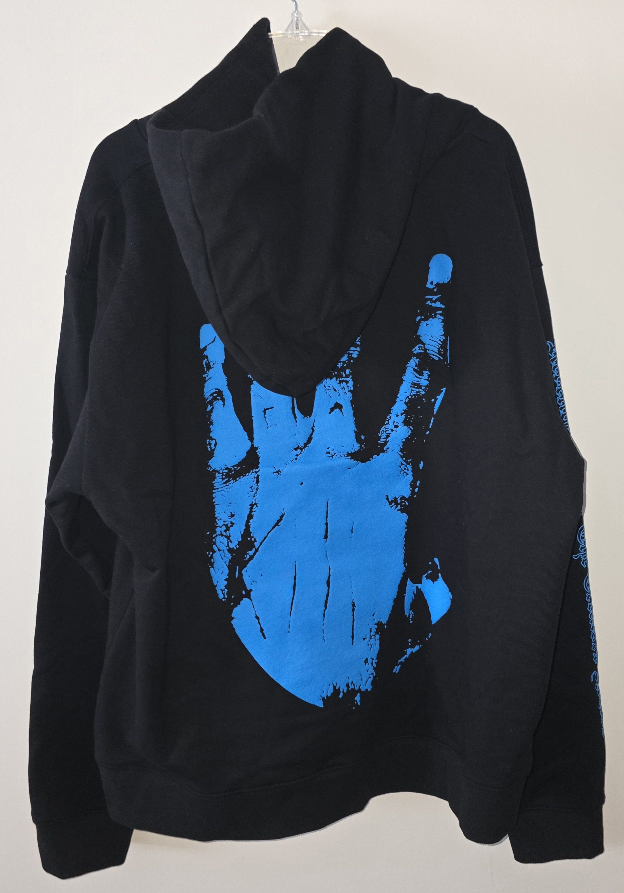 REVENGE Blue Lightning Arch Logo フーディー Black｜関送無料 Revenge Blue Lightning Hoodie | Grailed