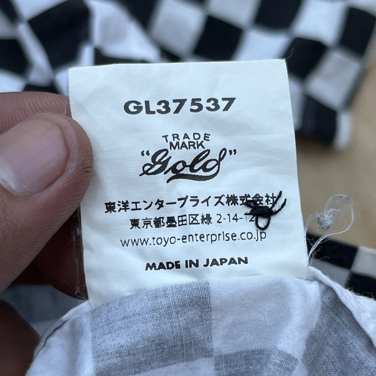 The Real McCoy's × Toyo Enterprises GOLD CHECKERBOARD SHORT SLEEVE OVERSIZE with SIDE POCKET Size US L / EU 52-54 / 3 - 6 Thumbnail