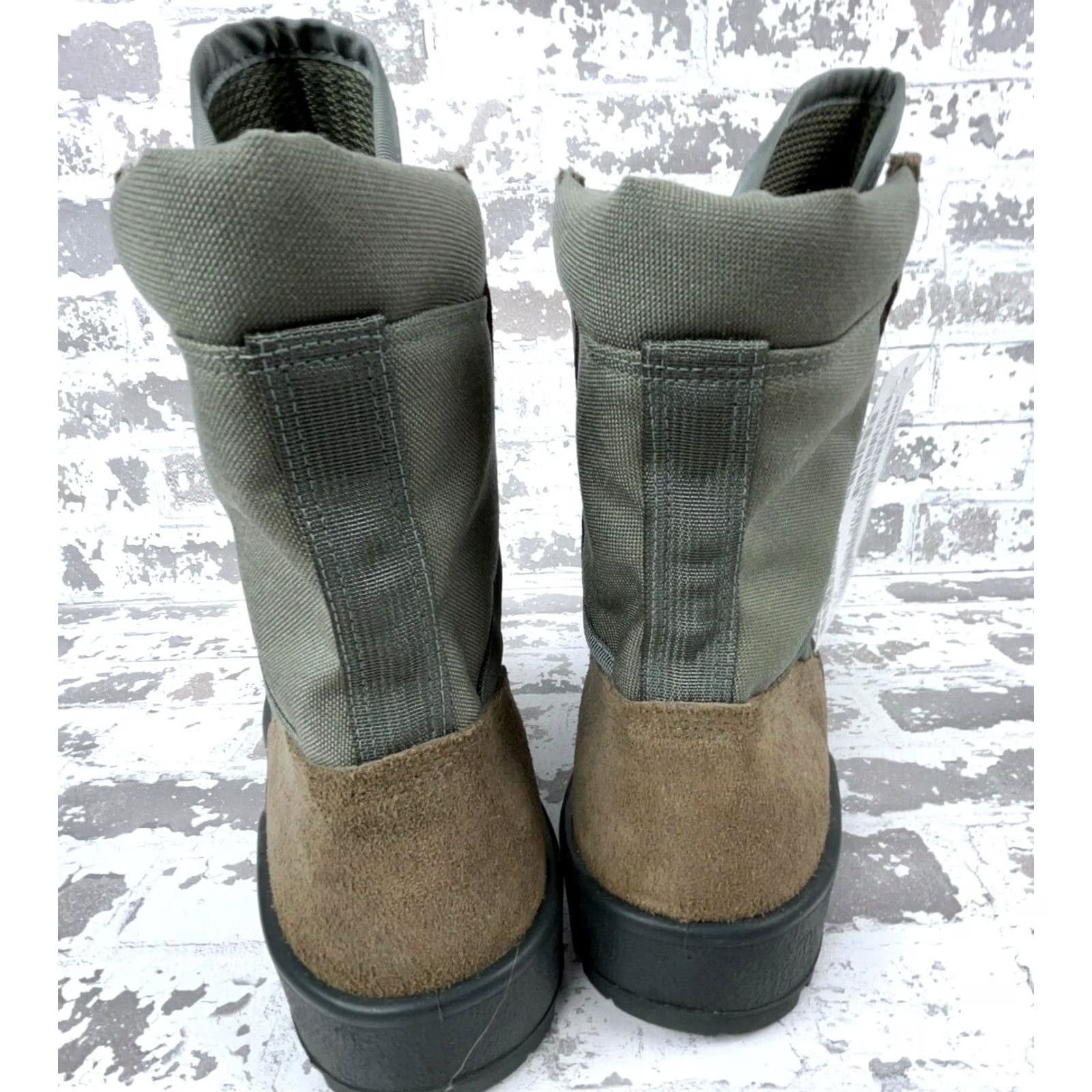 Vibram VINTAGE Army Military Sage Green Combat Boots Mens Size 15.5 R Vibram UFCW USA Boots Size US 15 / EU 48 - 7 Thumbnail