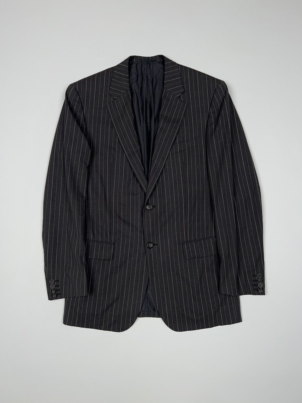 Jil Sander Men’s Striped Pinstripe Blazer Wool