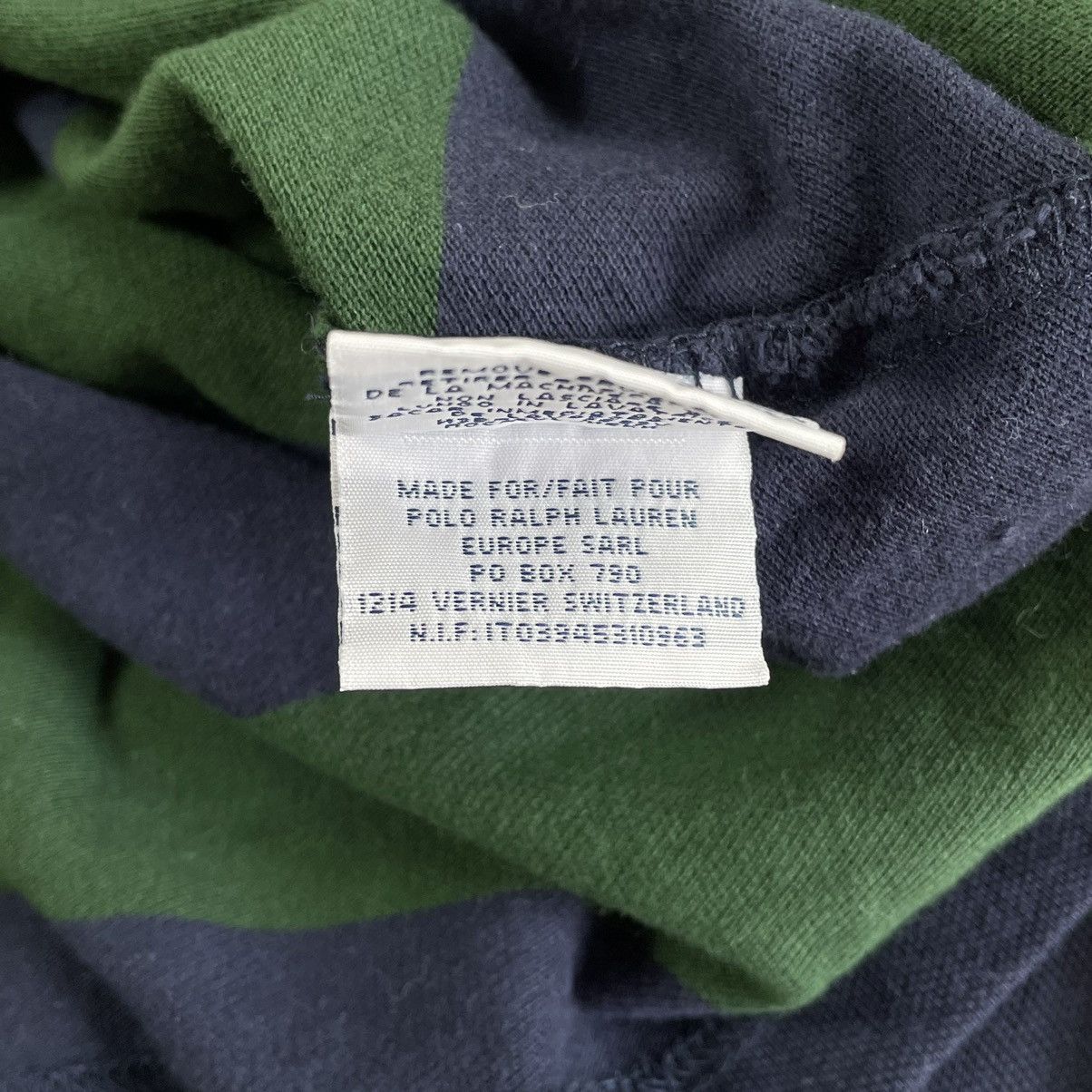 Polo Ralph Lauren × Vintage Vintage 90s Polo Ralph Lauren Chief Keef Stripe Rugby Shirt Size US M / EU 48-50 / 2 - 12 Thumbnail