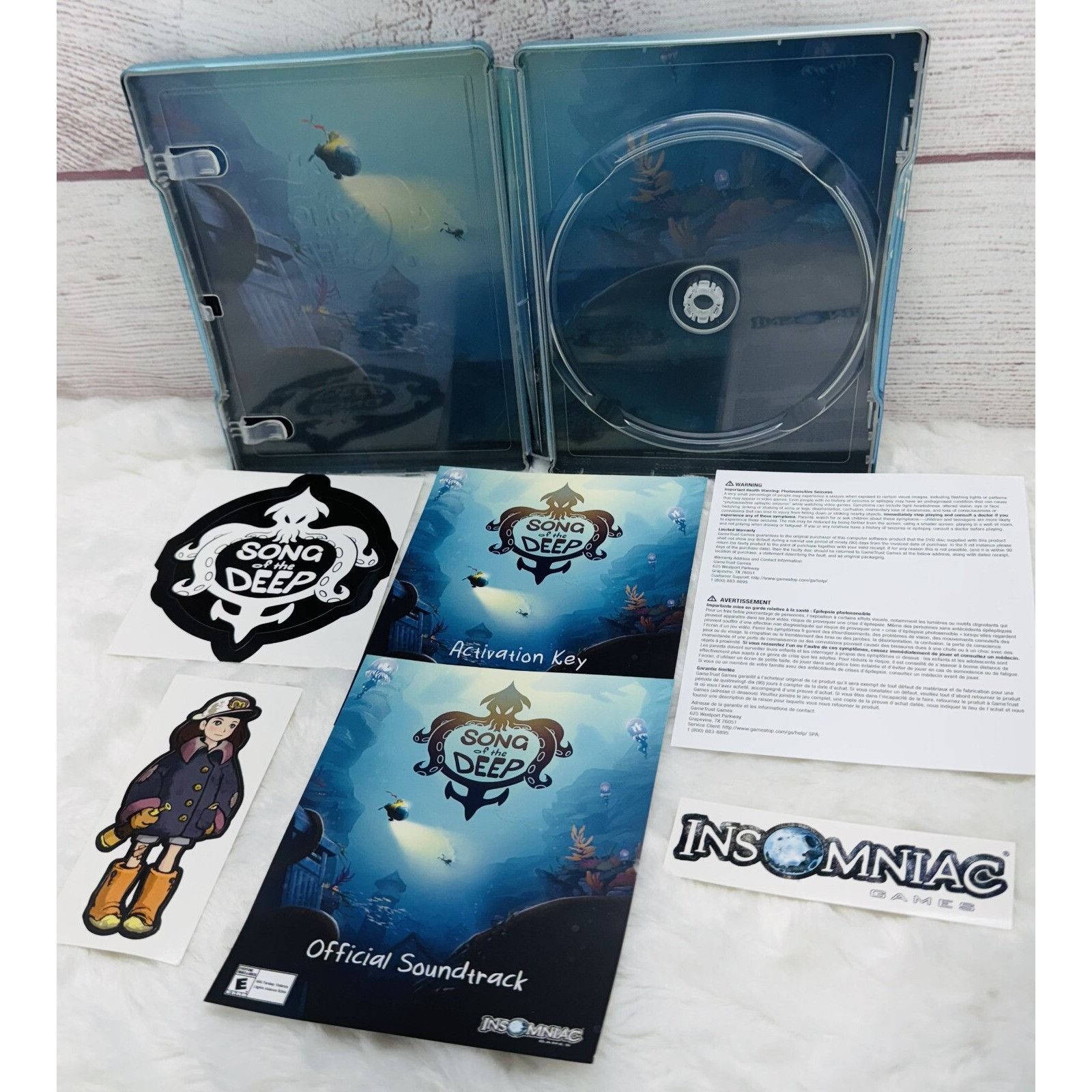 Sony Song of the Deep (PS4, Playstation 4) Steelbook ONLY Collect Size ONE SIZE - 5 Thumbnail