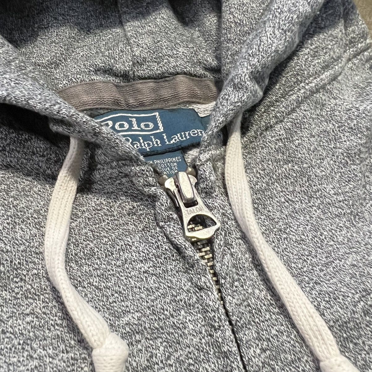 Vintage Vintage Polo Ralph Lauren Zip Up Hoodie Sweatshirt Mini Pony Size US XL / EU 56 / 4 - 10 Thumbnail