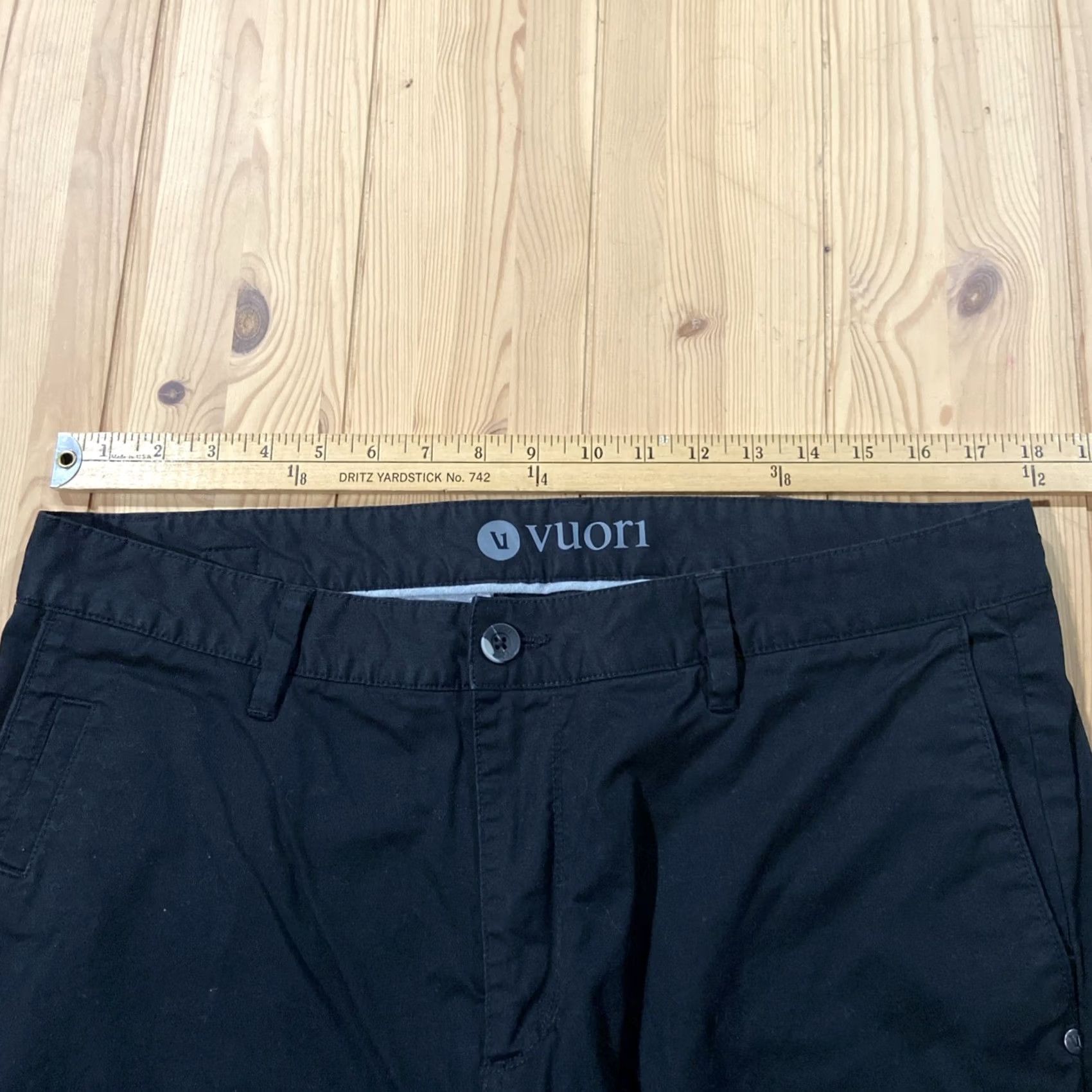 Vuori Vuori Black Collins Chino Pants Men’s Size 36x29 Style V433 Cotton Blend - Read Size US 36 / EU 52 - 3 Thumbnail